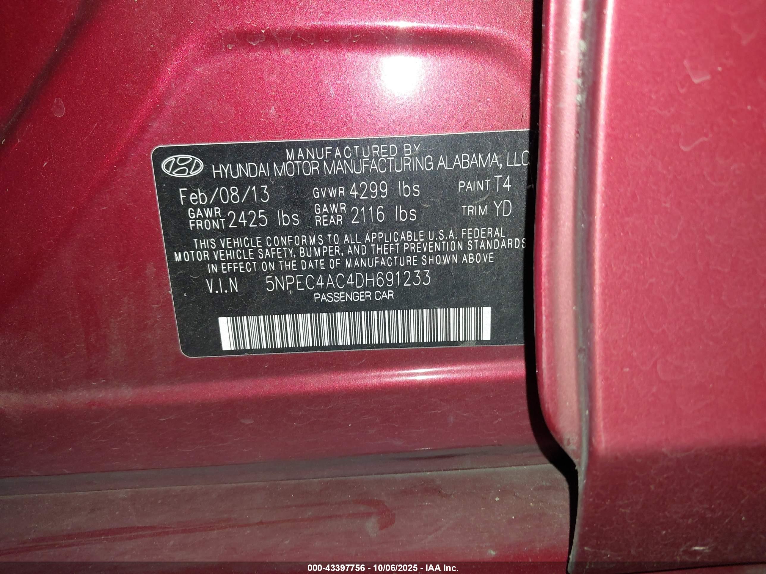 HYUNDAI SONATA image 9