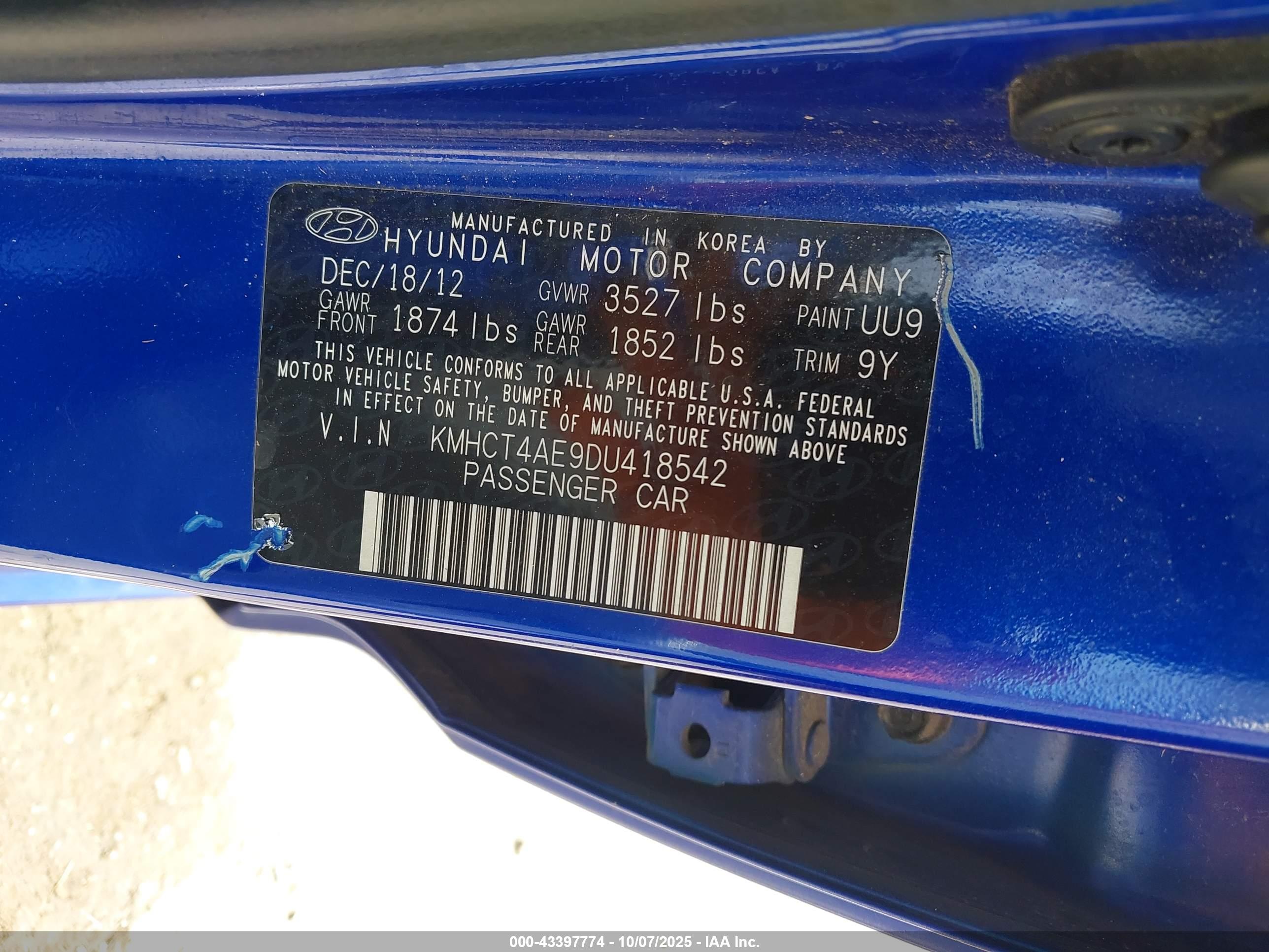 HYUNDAI ACCENT image 9