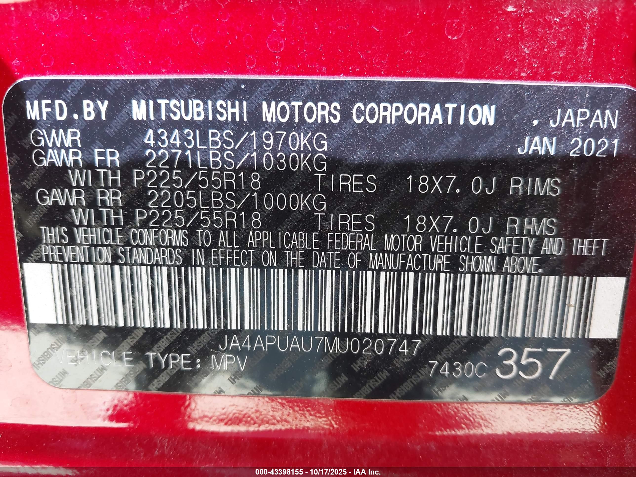 MITSUBISHI OUTLANDER image 9