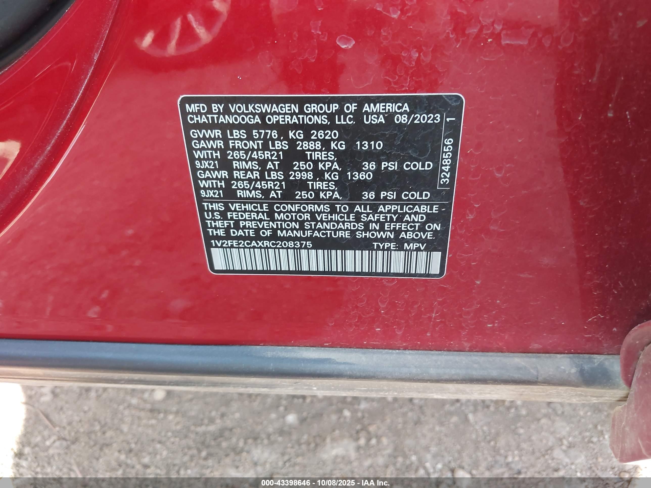 VOLKSWAGEN ATLAS image 9