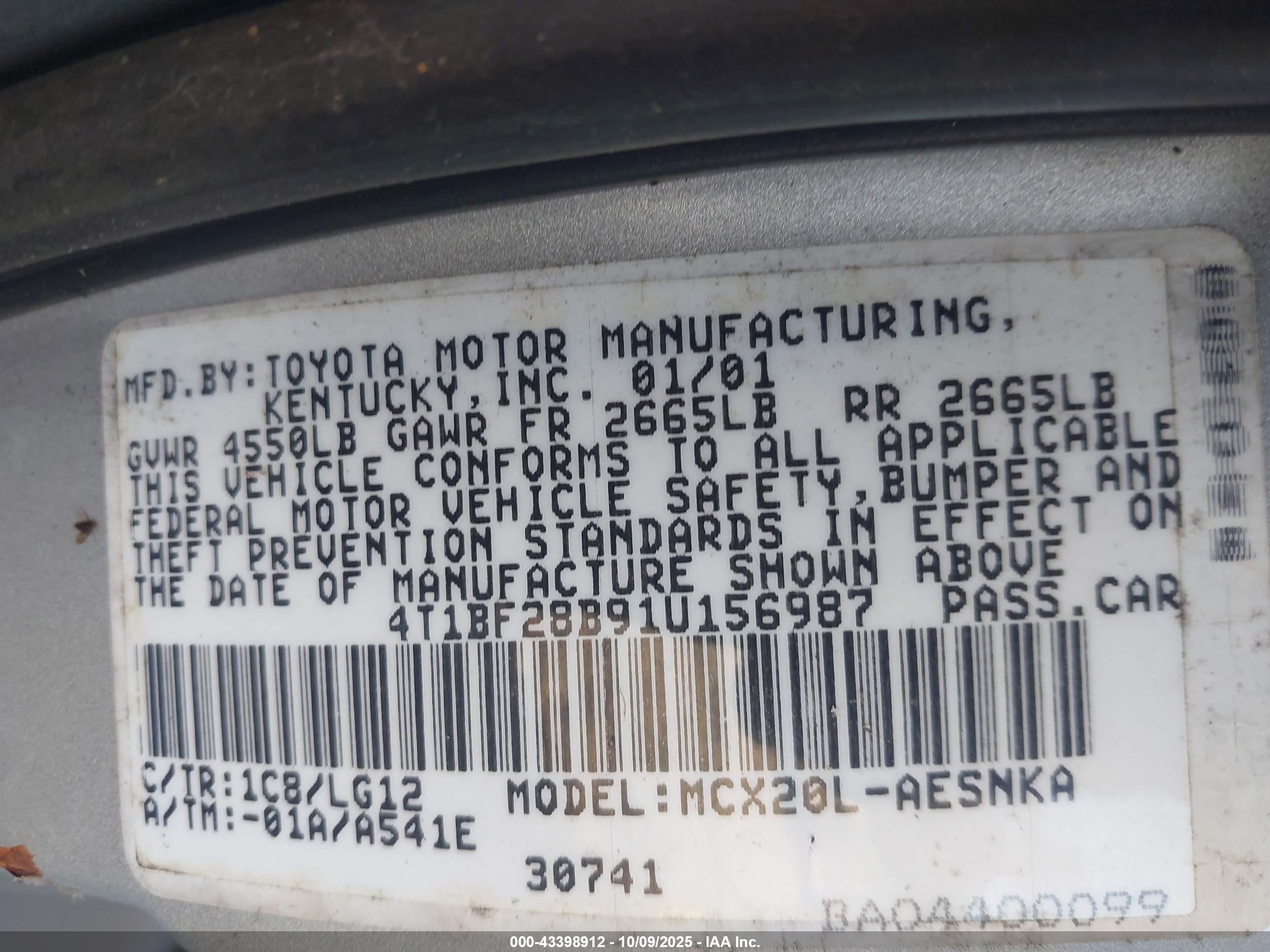 TOYOTA AVALON image 9