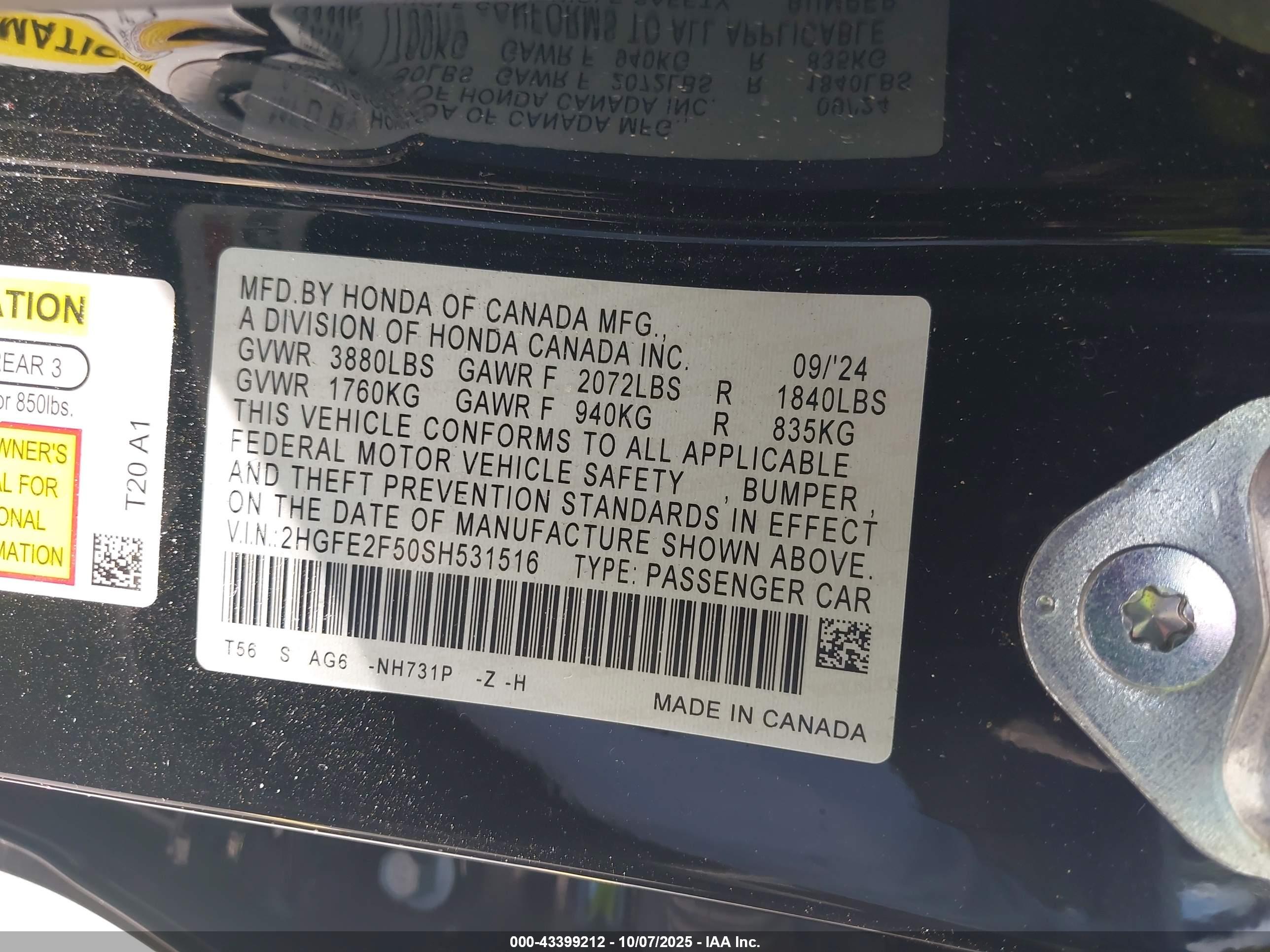 HONDA CIVIC image 9