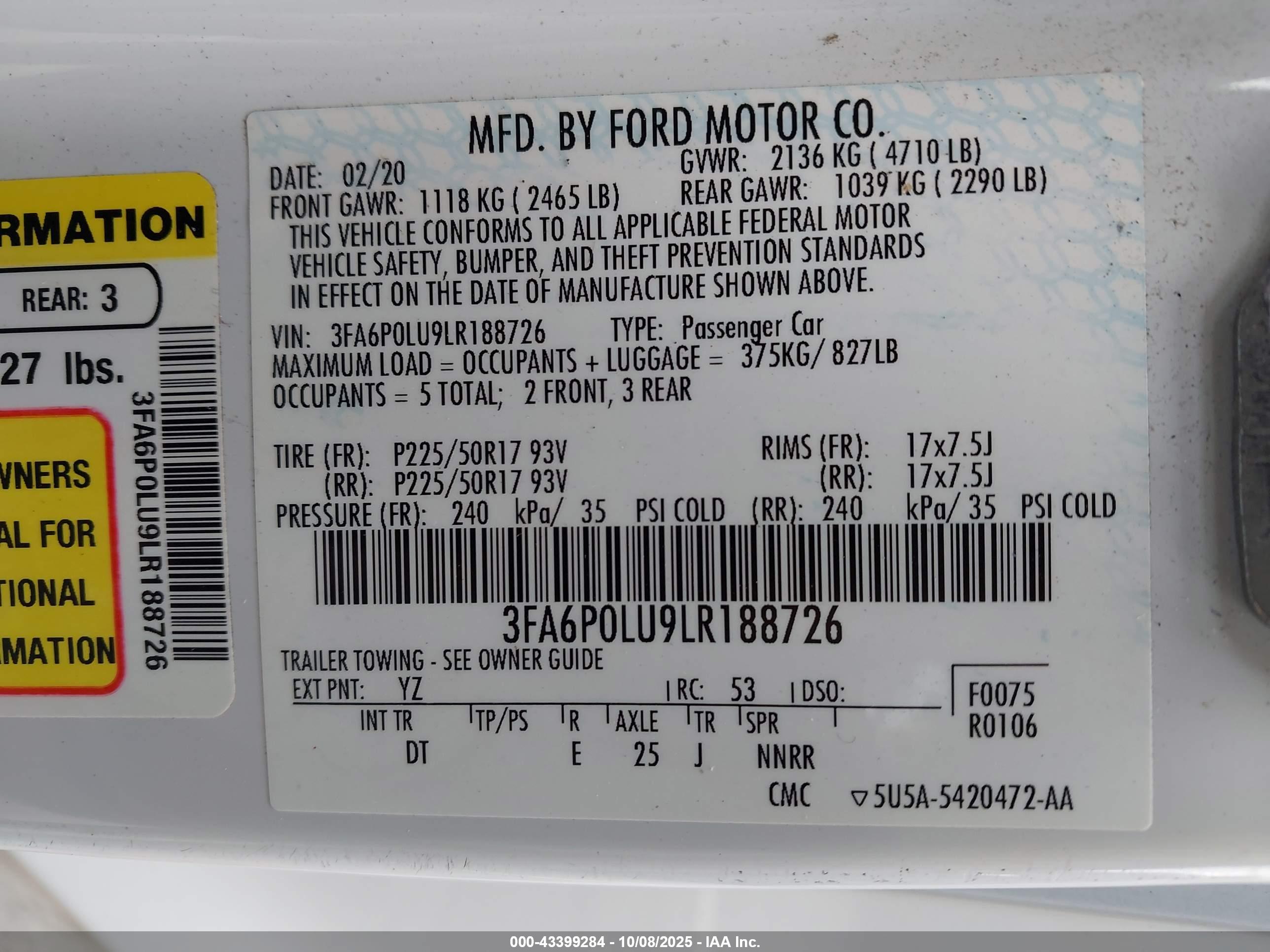 FORD FUSION image 9