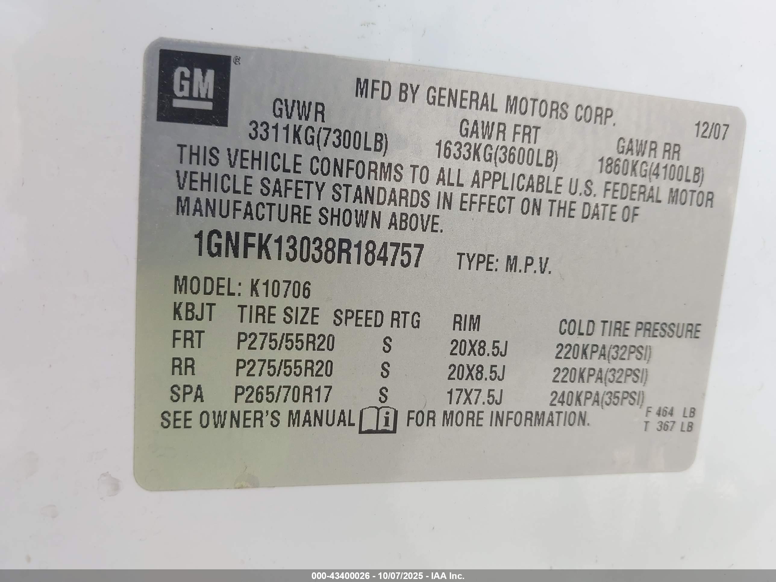 CHEVROLET TAHOE image 9