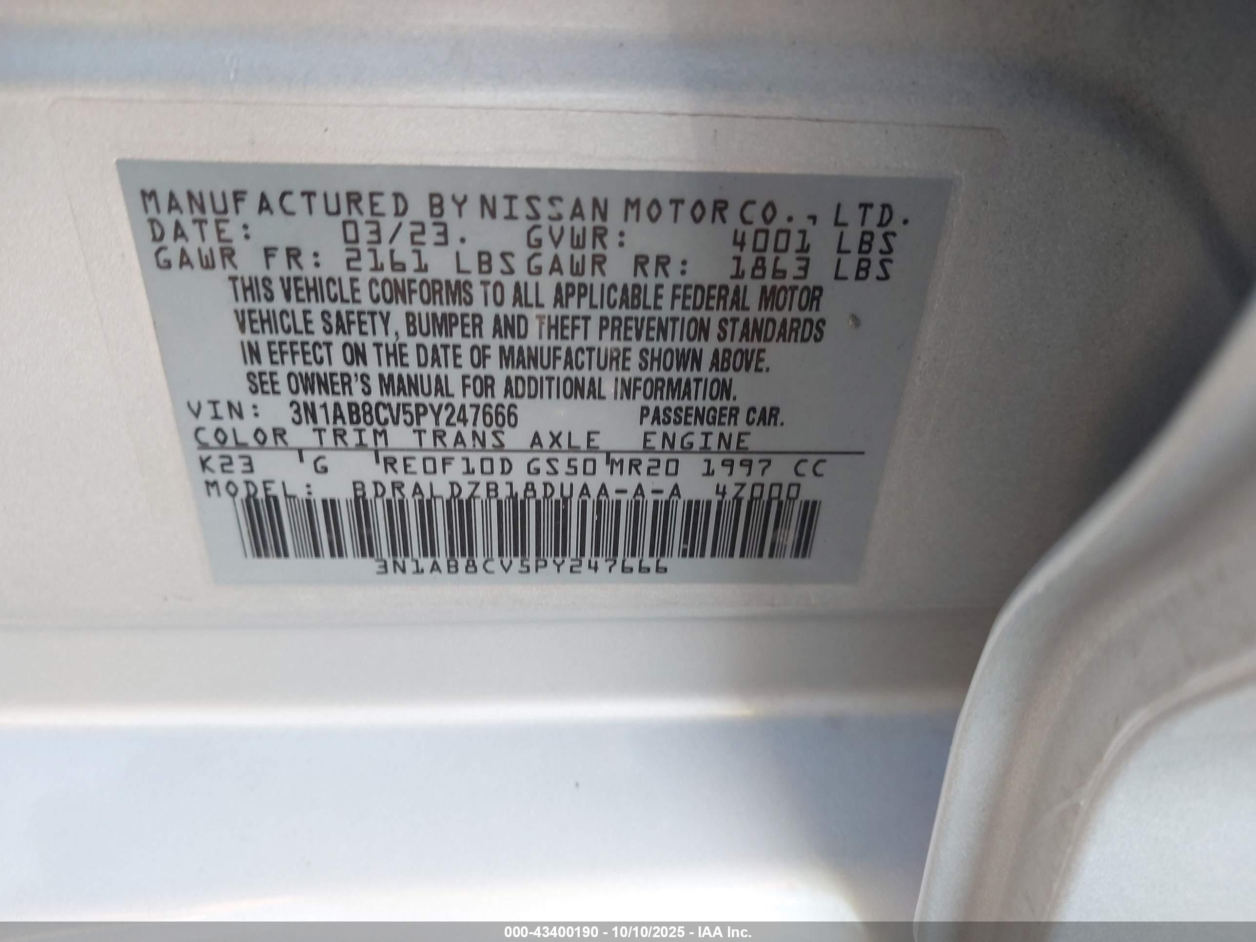 NISSAN SENTRA image 9