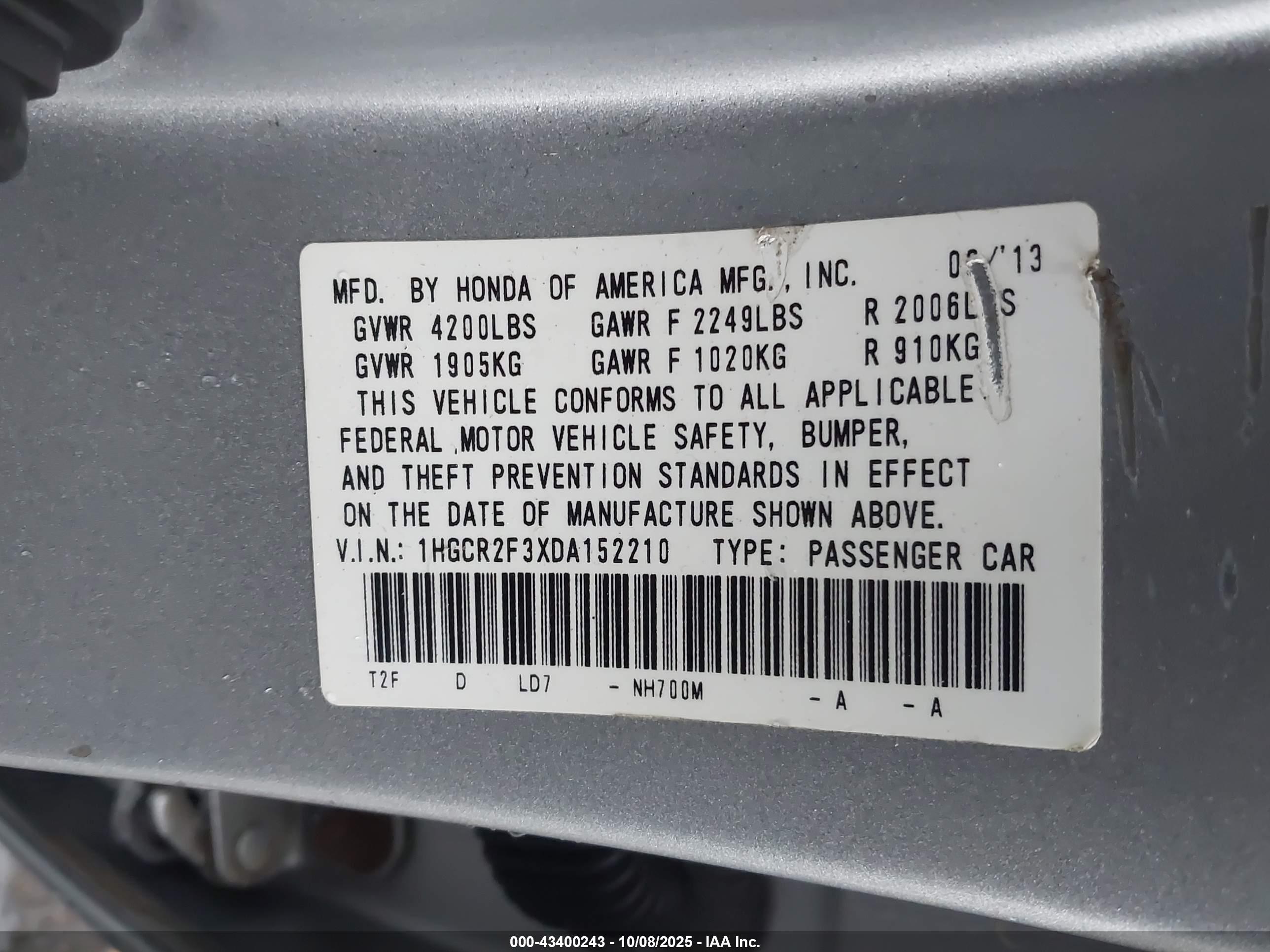 HONDA ACCORD image 9