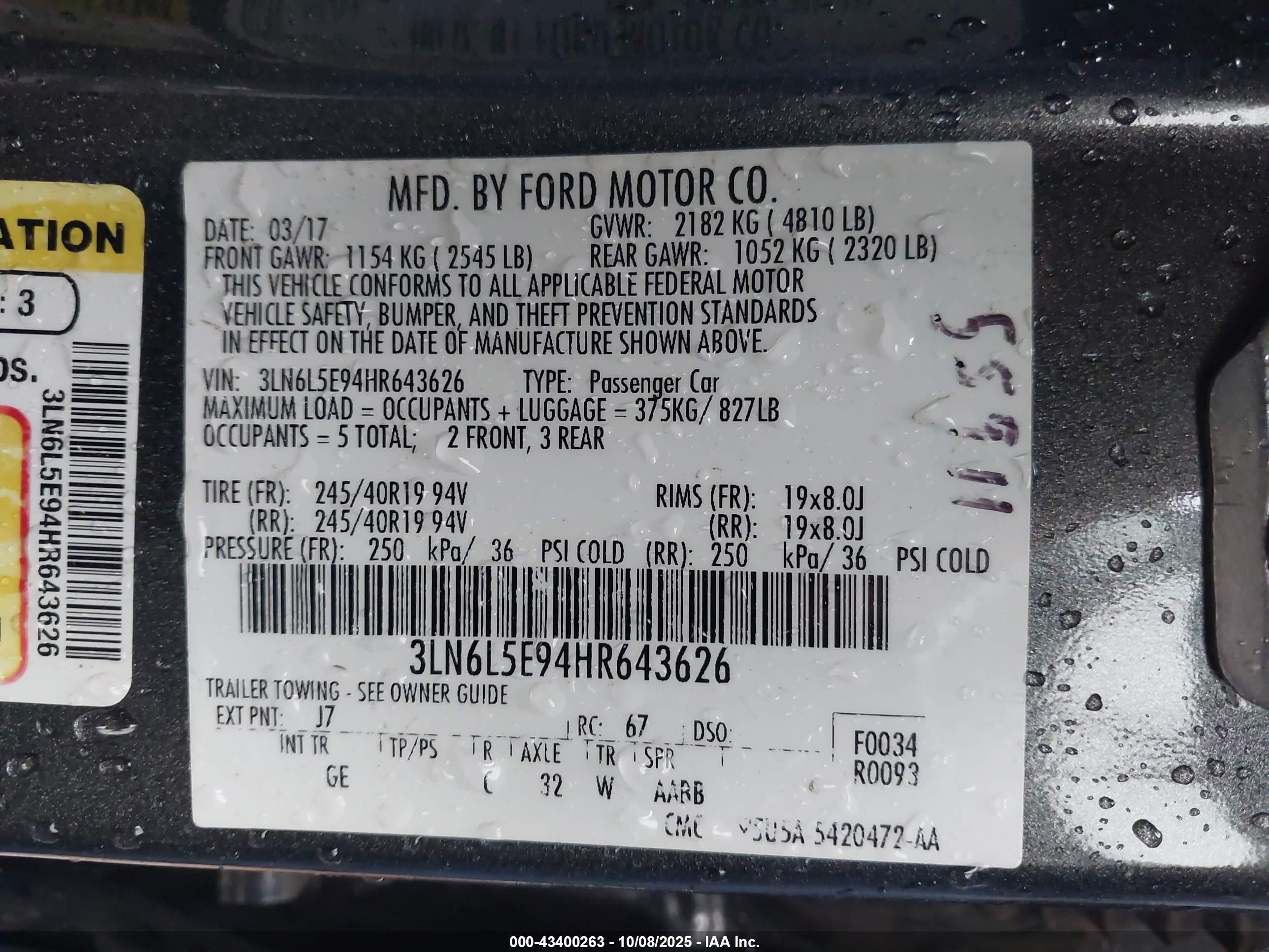 LINCOLN MKZ image 9