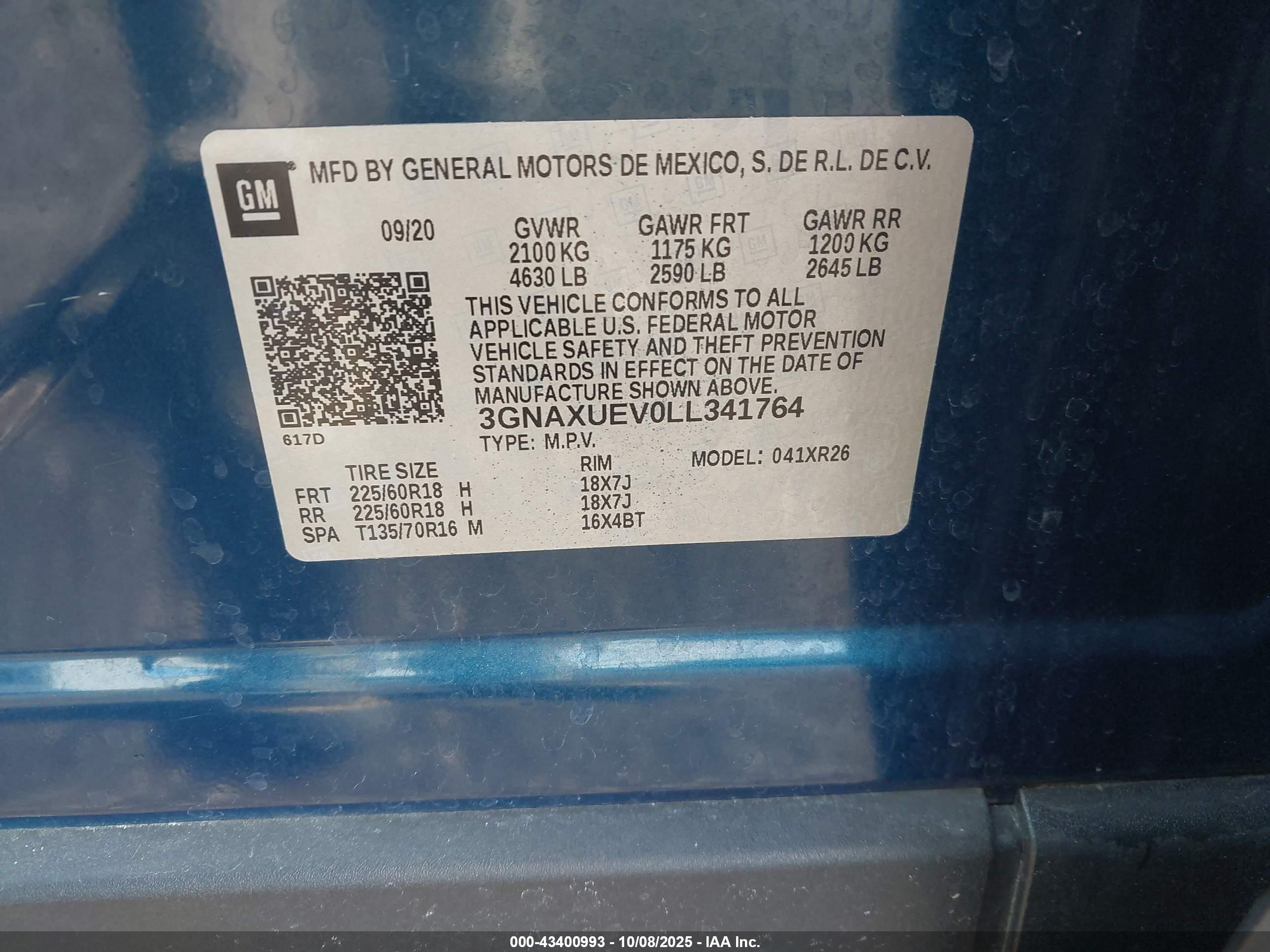 CHEVROLET EQUINOX image 9