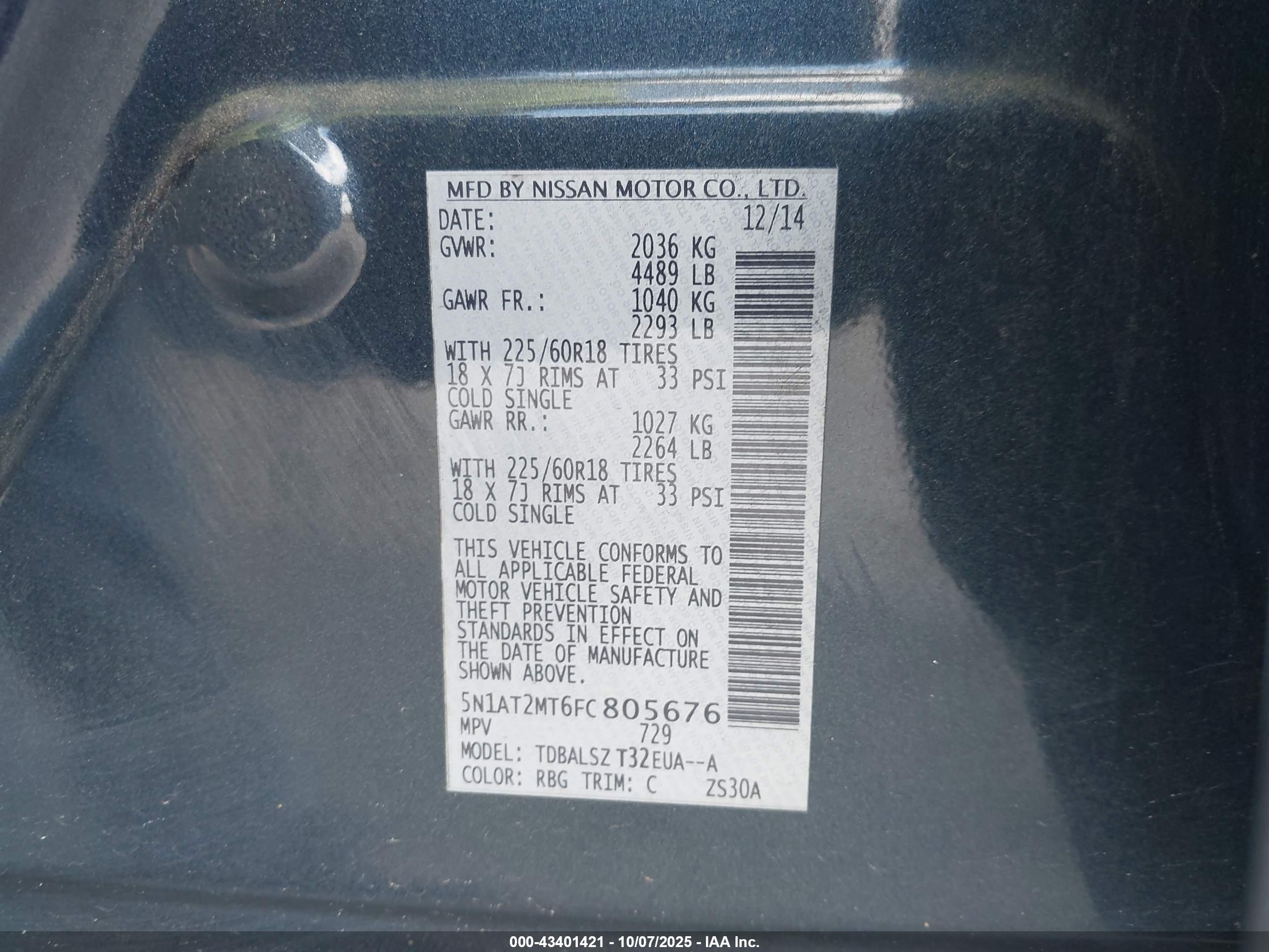 NISSAN ROGUE image 9