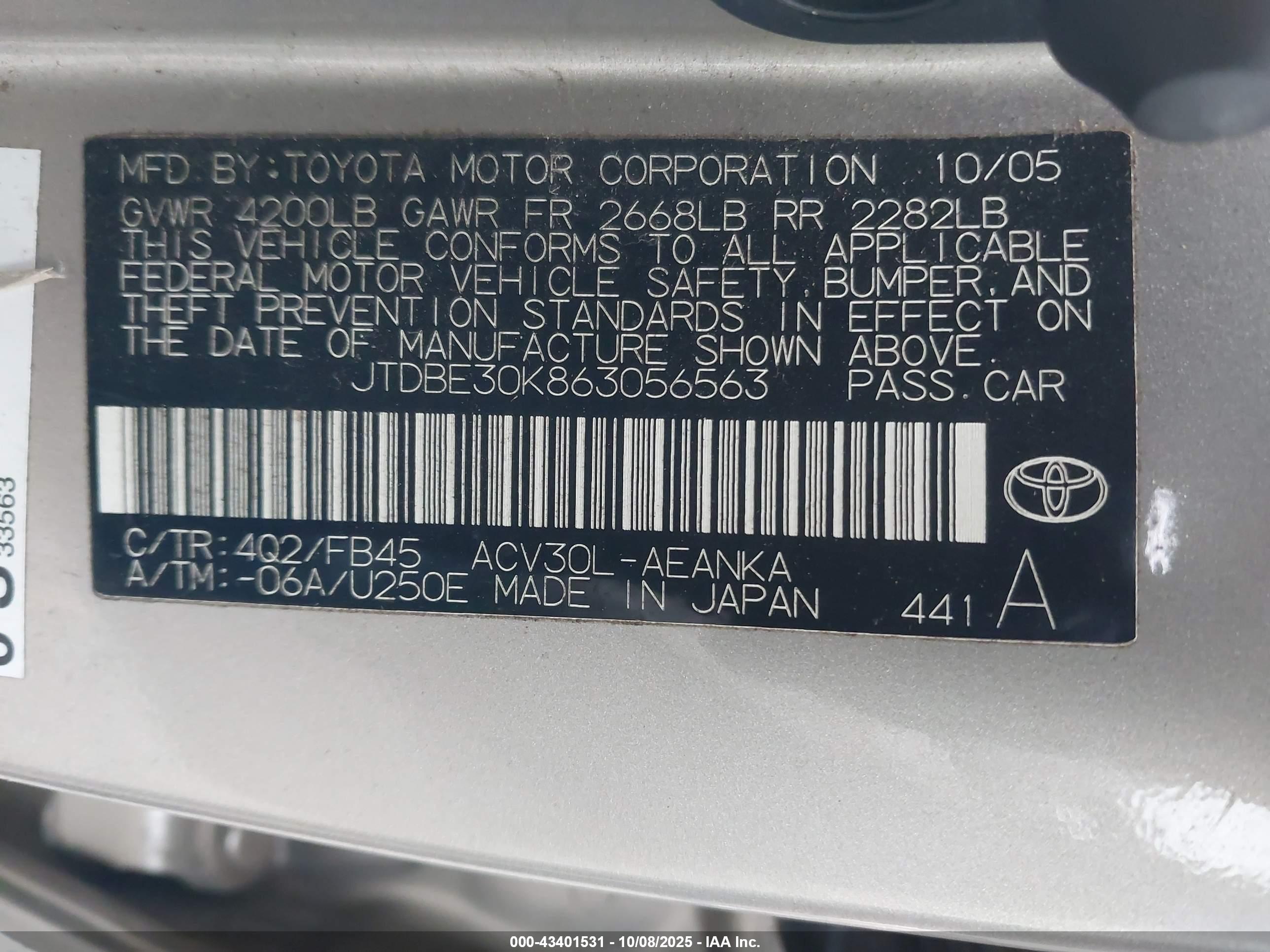 TOYOTA CAMRY image 9