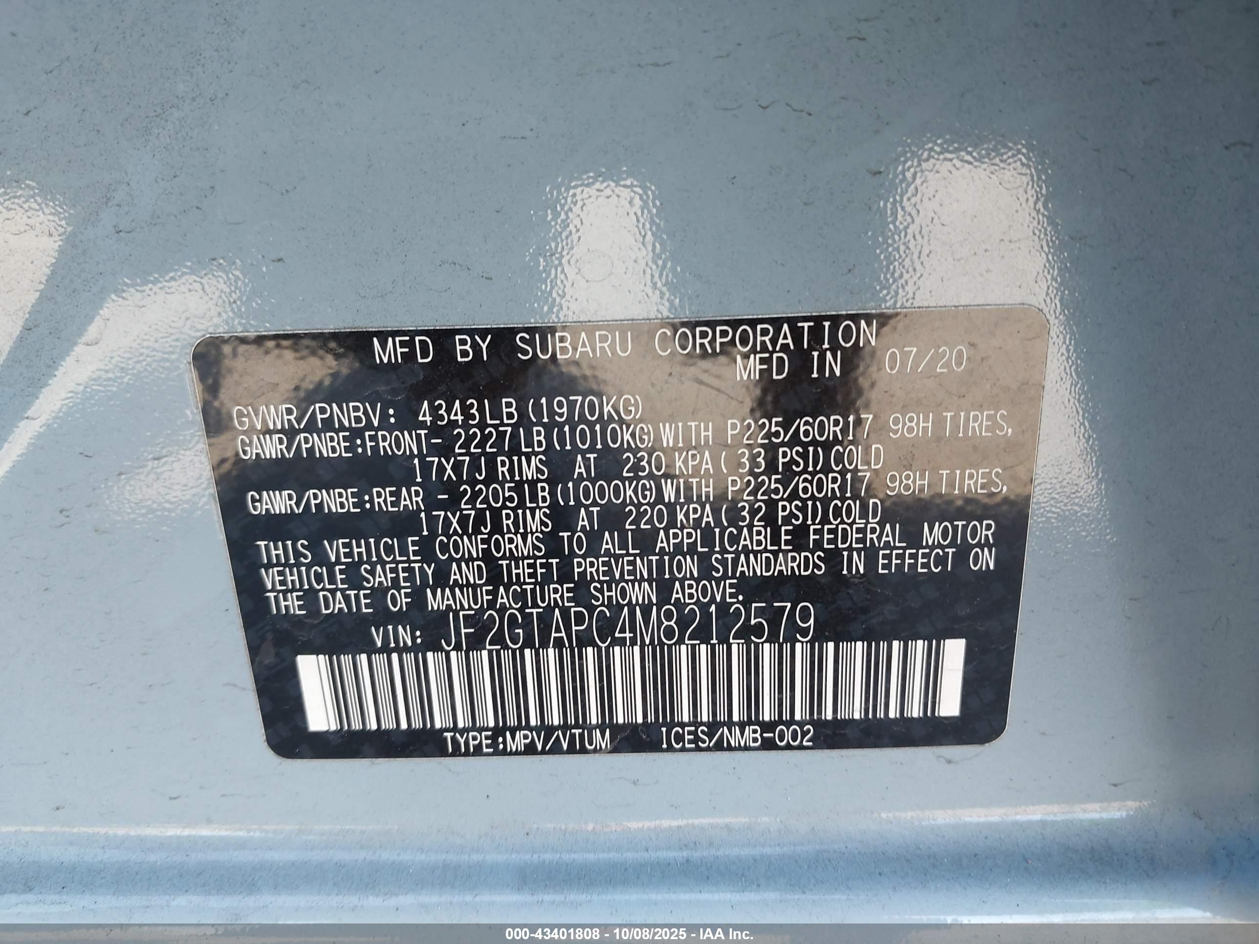 SUBARU CROSSTREK image 9