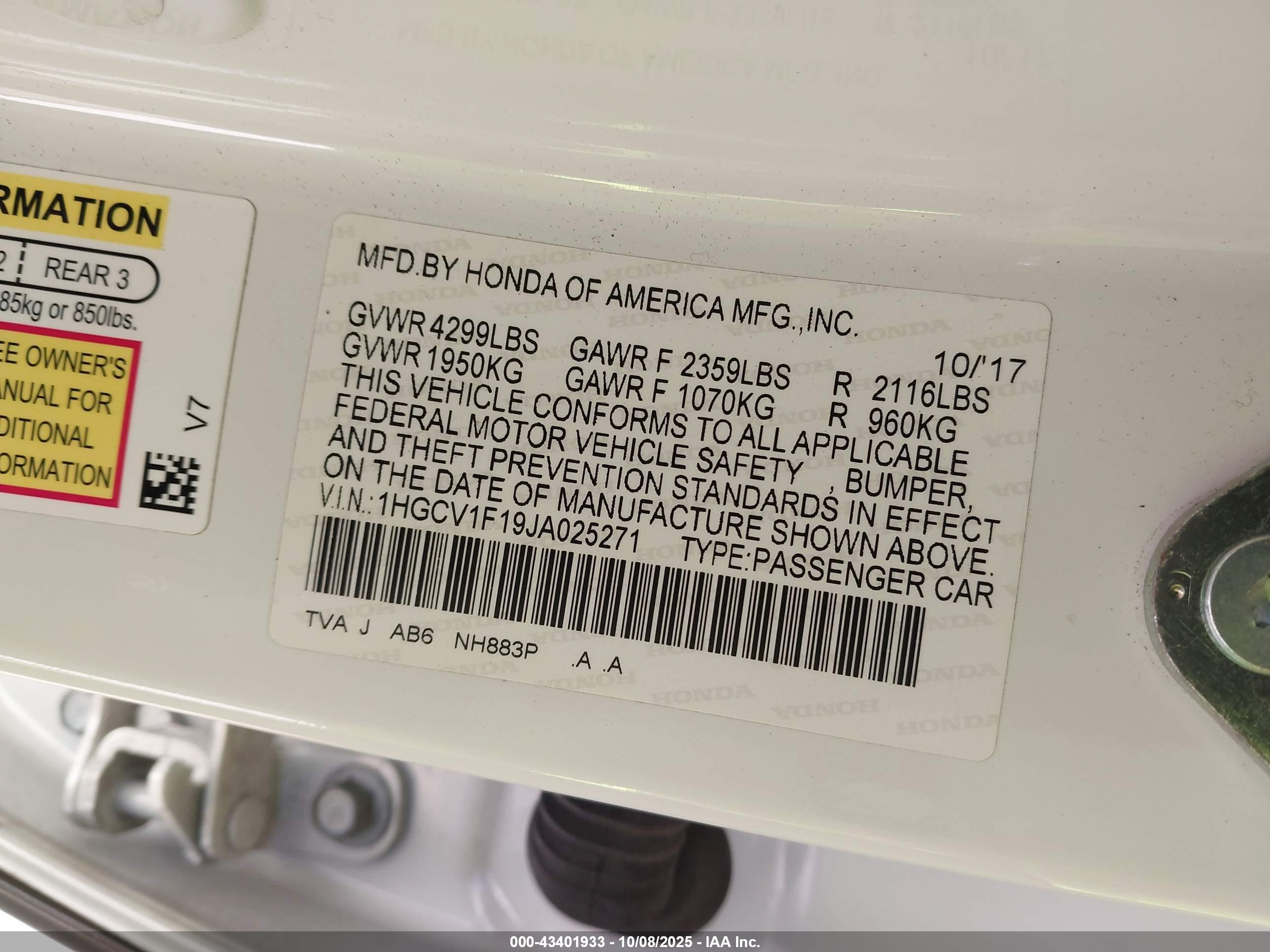 HONDA ACCORD image 9