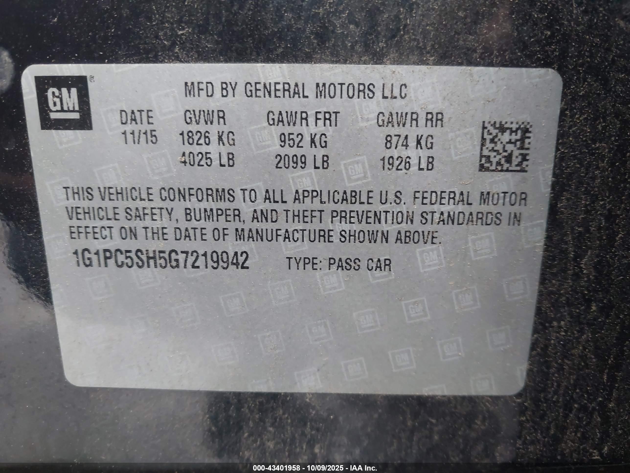 CHEVROLET CRUZE image 9