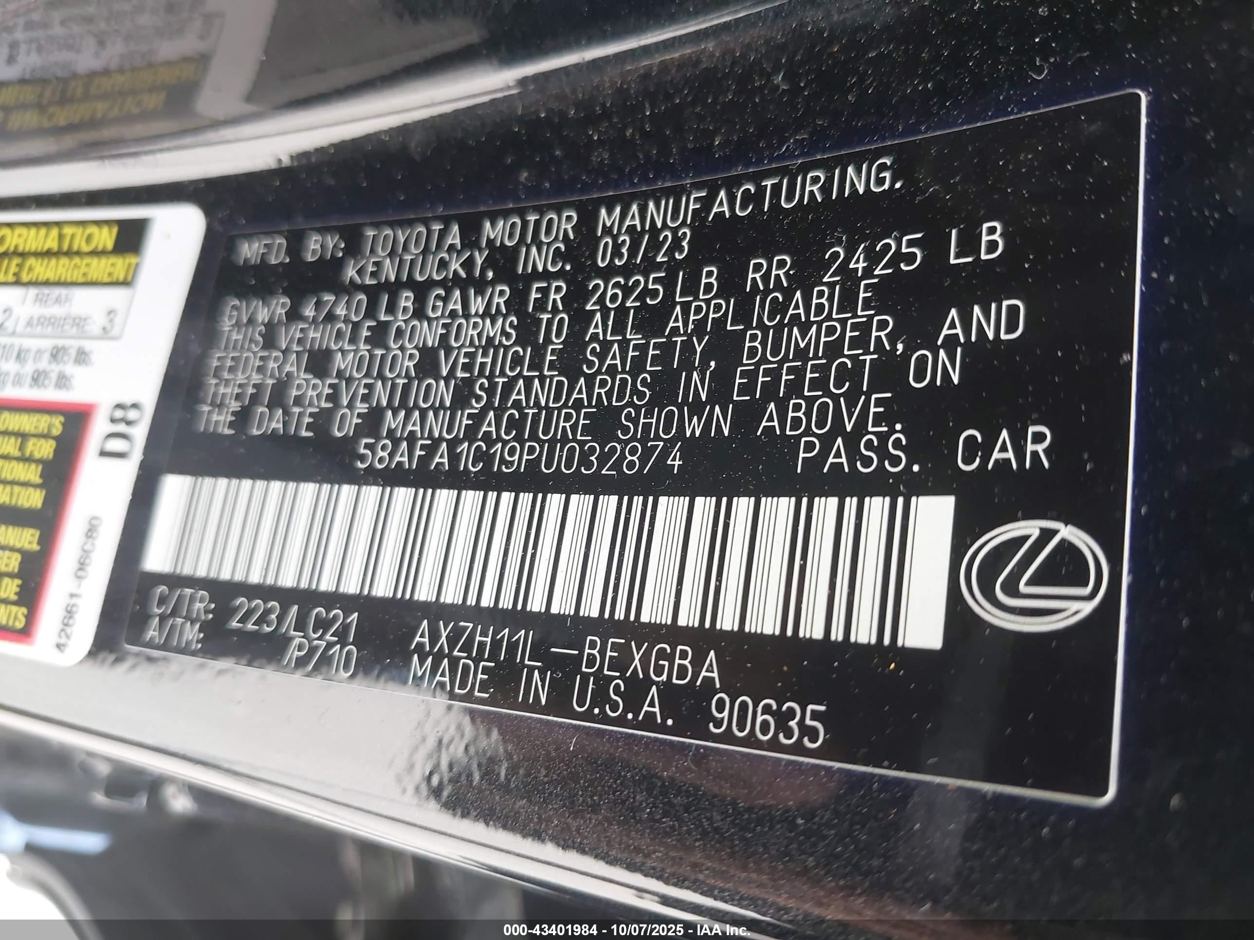 LEXUS ES image 9