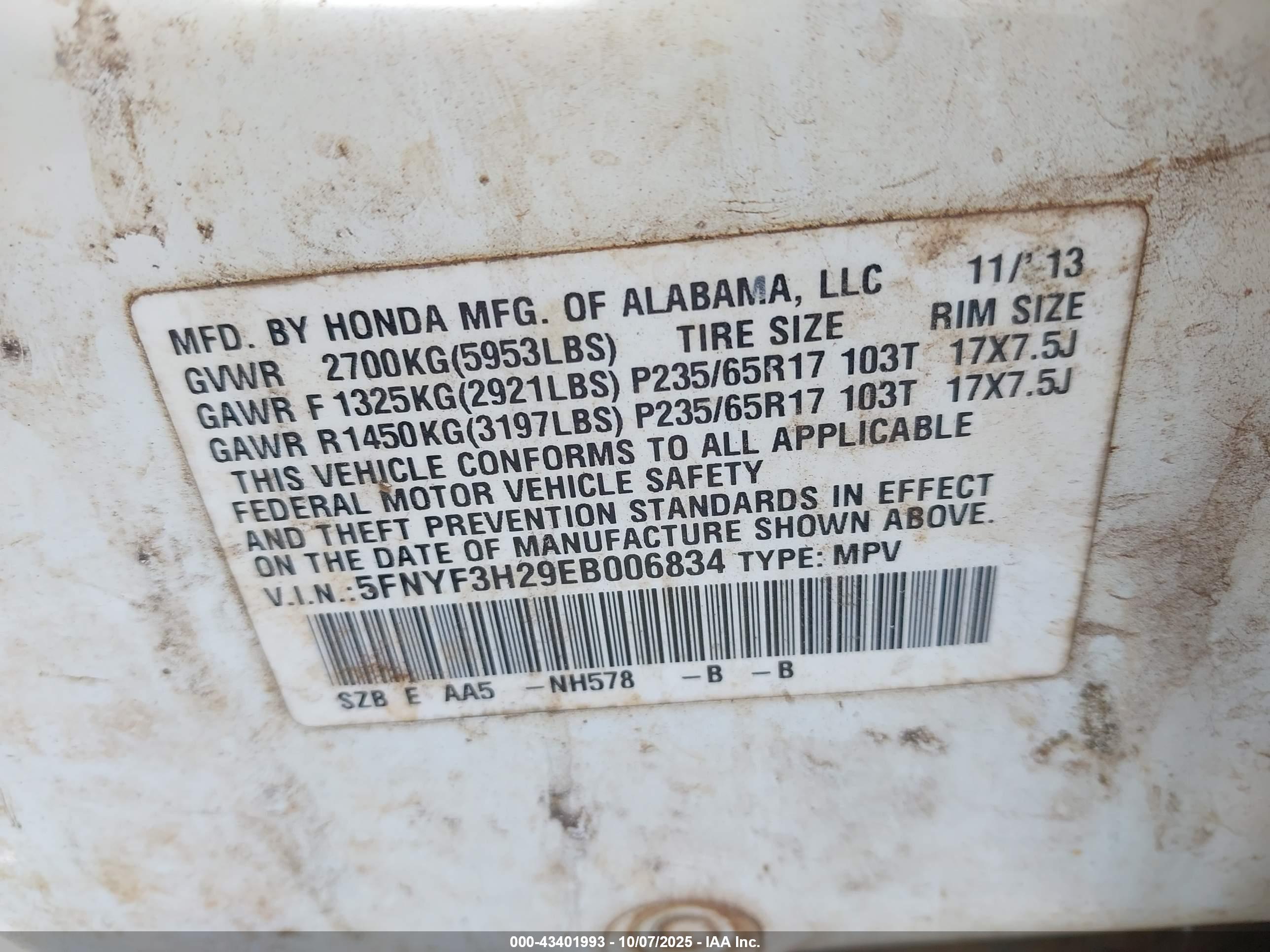 HONDA PILOT image 9