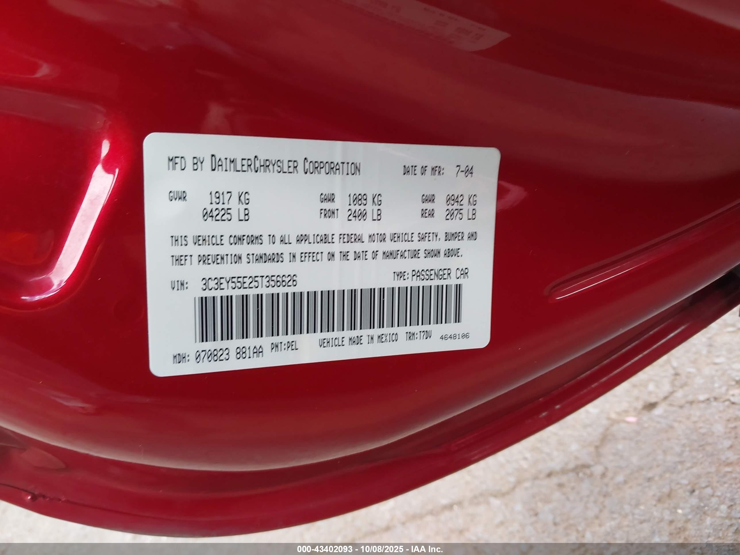 CHRYSLER PT image 9