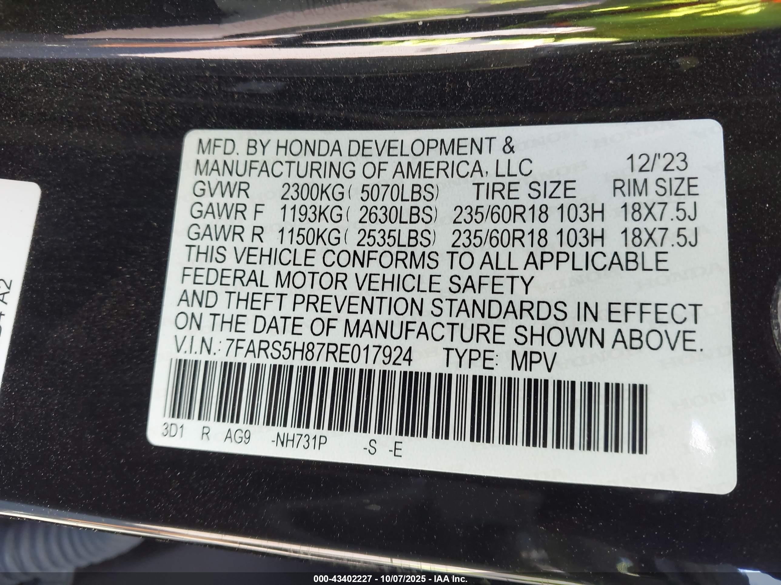 HONDA CR-V image 9