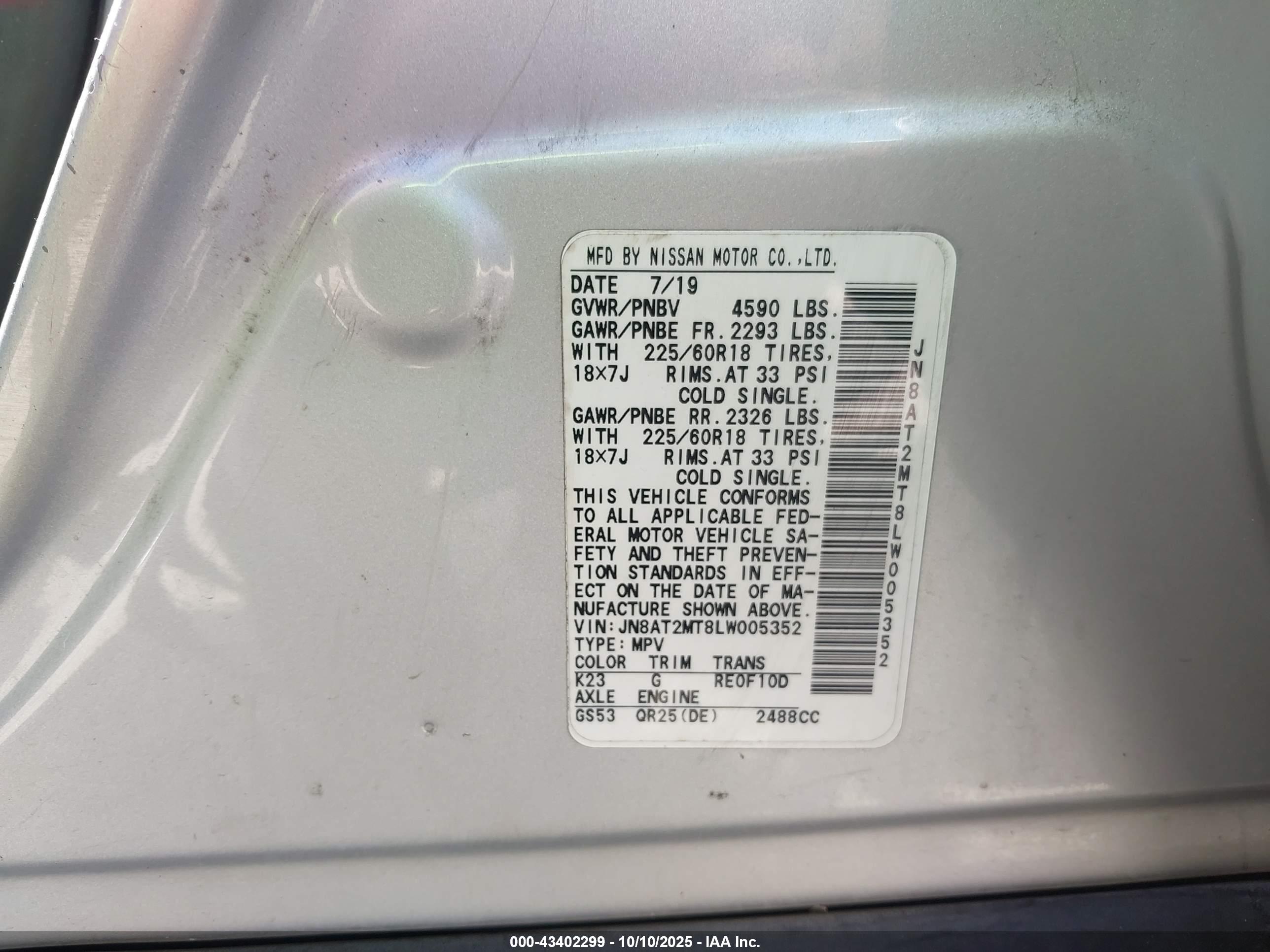 NISSAN ROGUE image 9