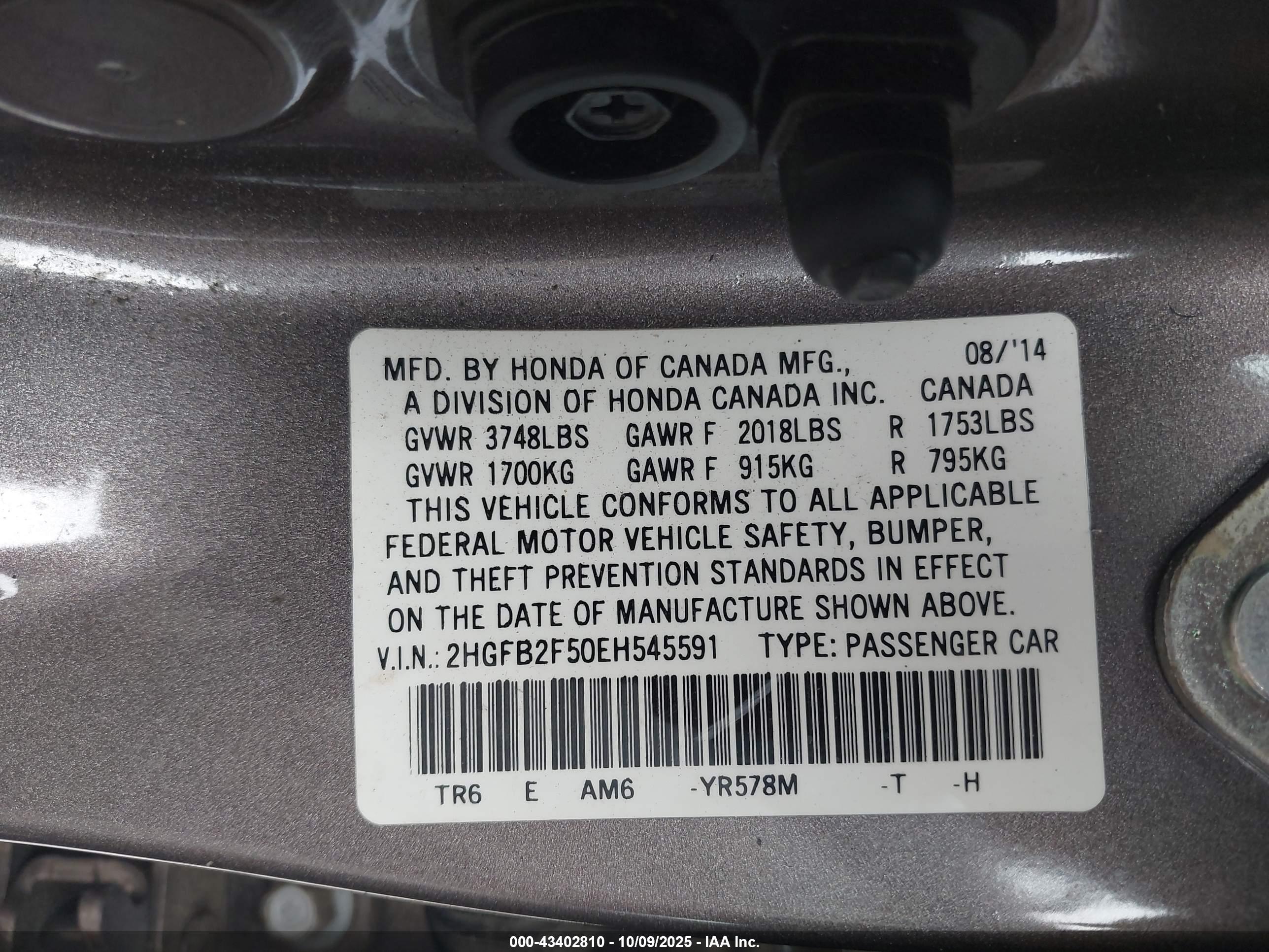 HONDA CIVIC image 9