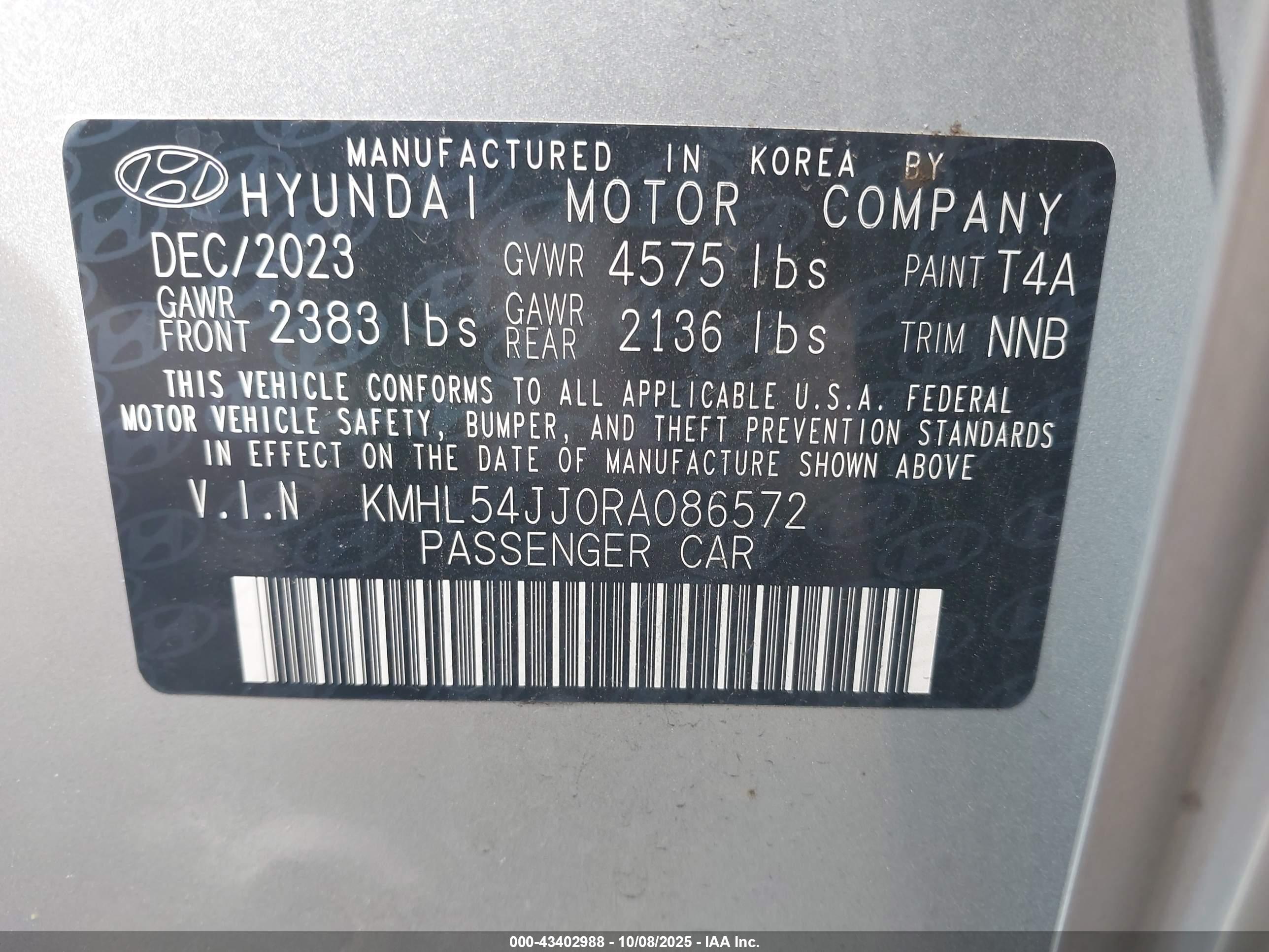 HYUNDAI SONATA image 9