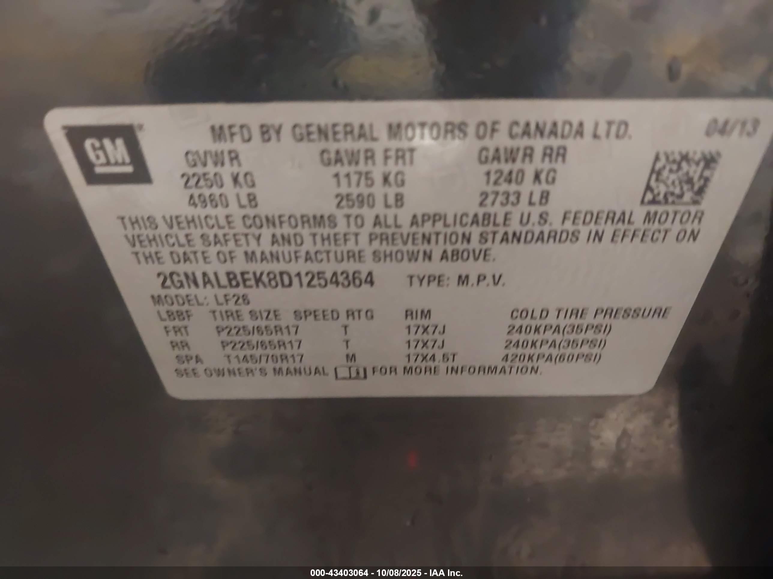 CHEVROLET EQUINOX image 9