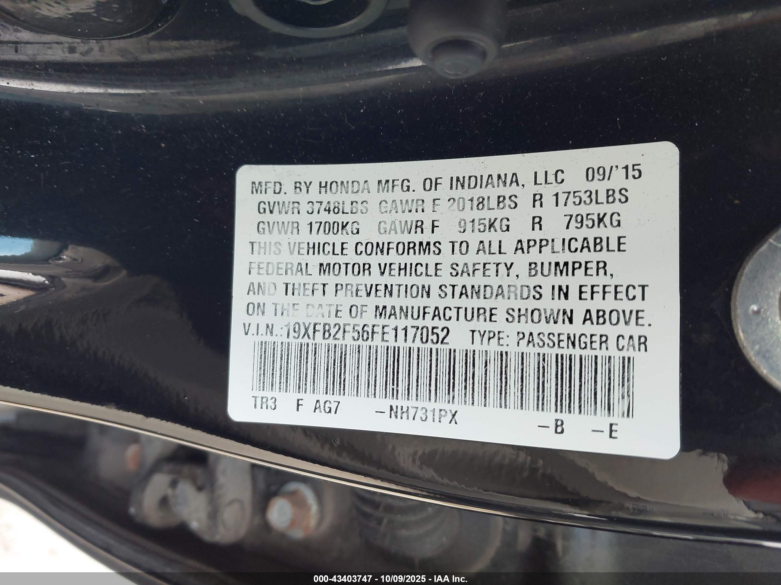 HONDA CIVIC image 9