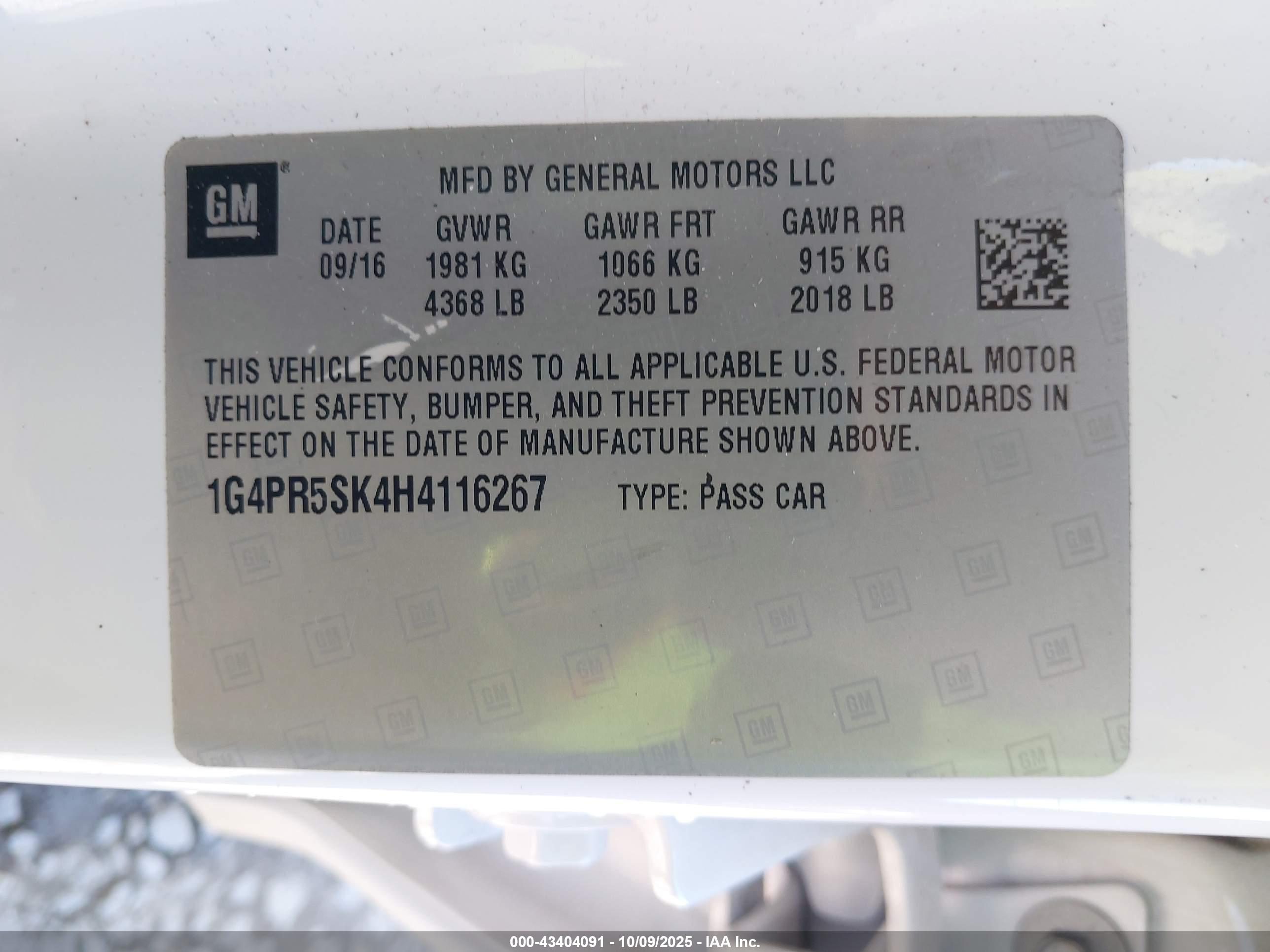 BUICK VERANO image 9