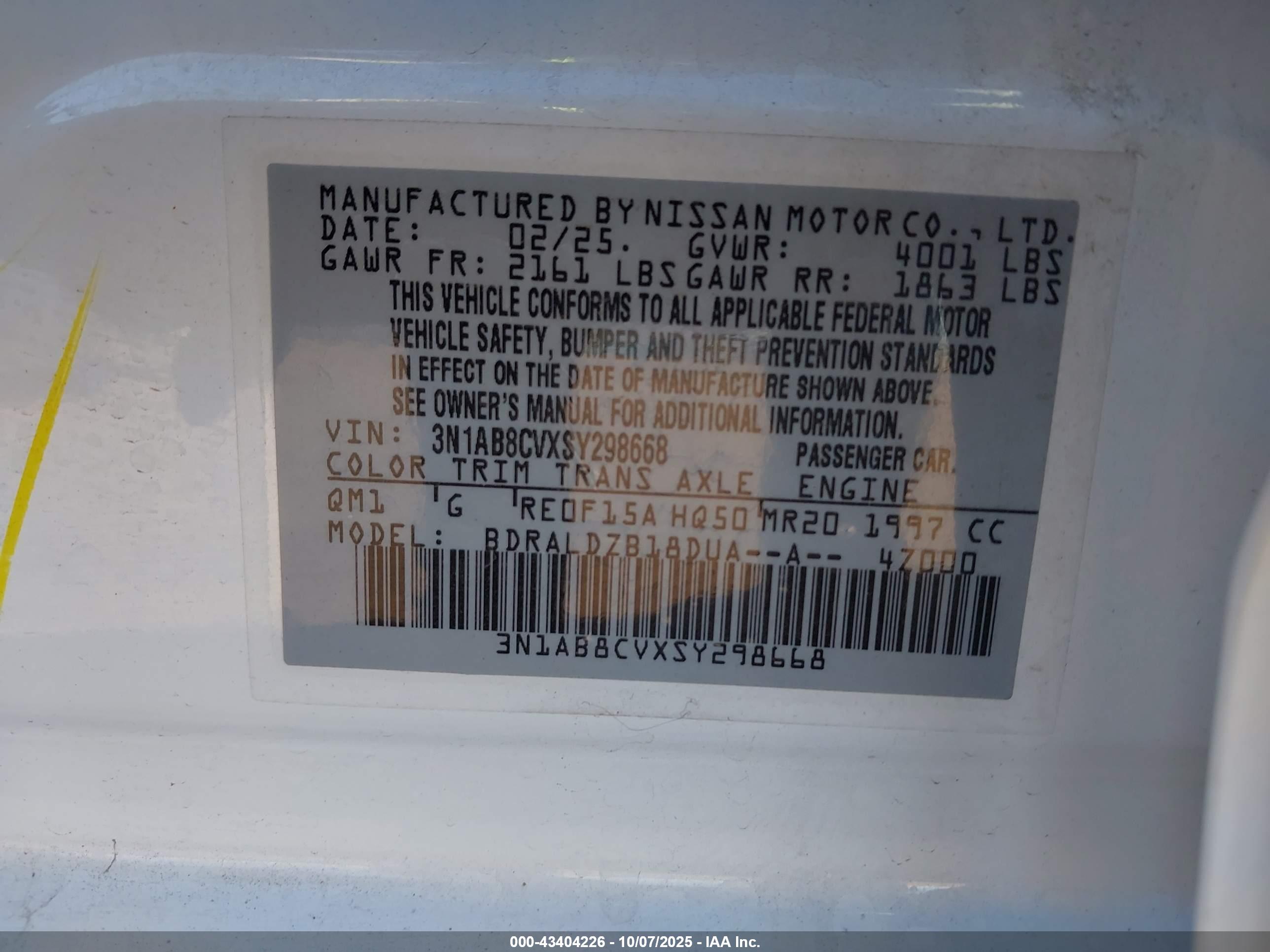 NISSAN SENTRA image 9