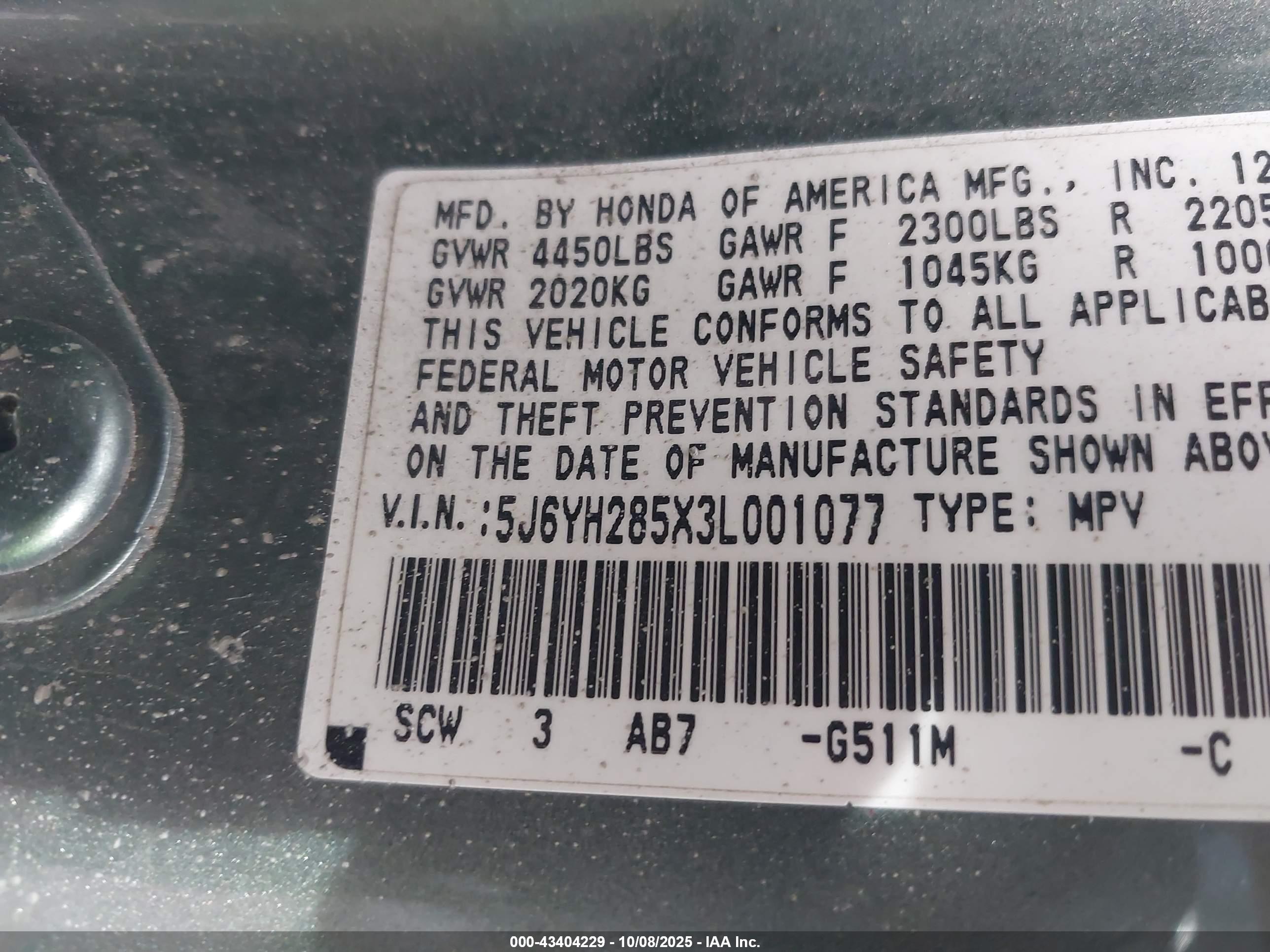 HONDA ELEMENT image 9