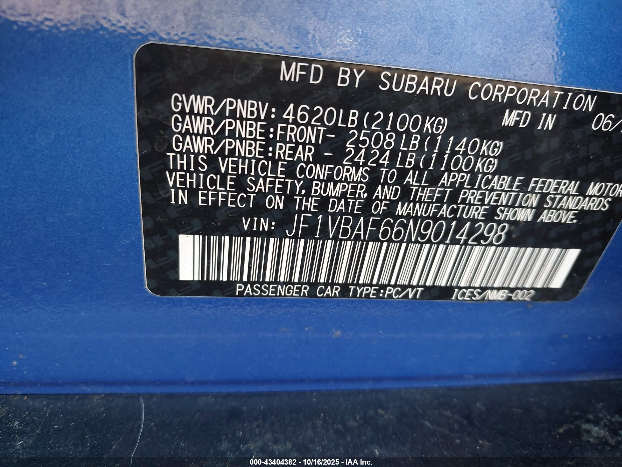 SUBARU WRX image 9