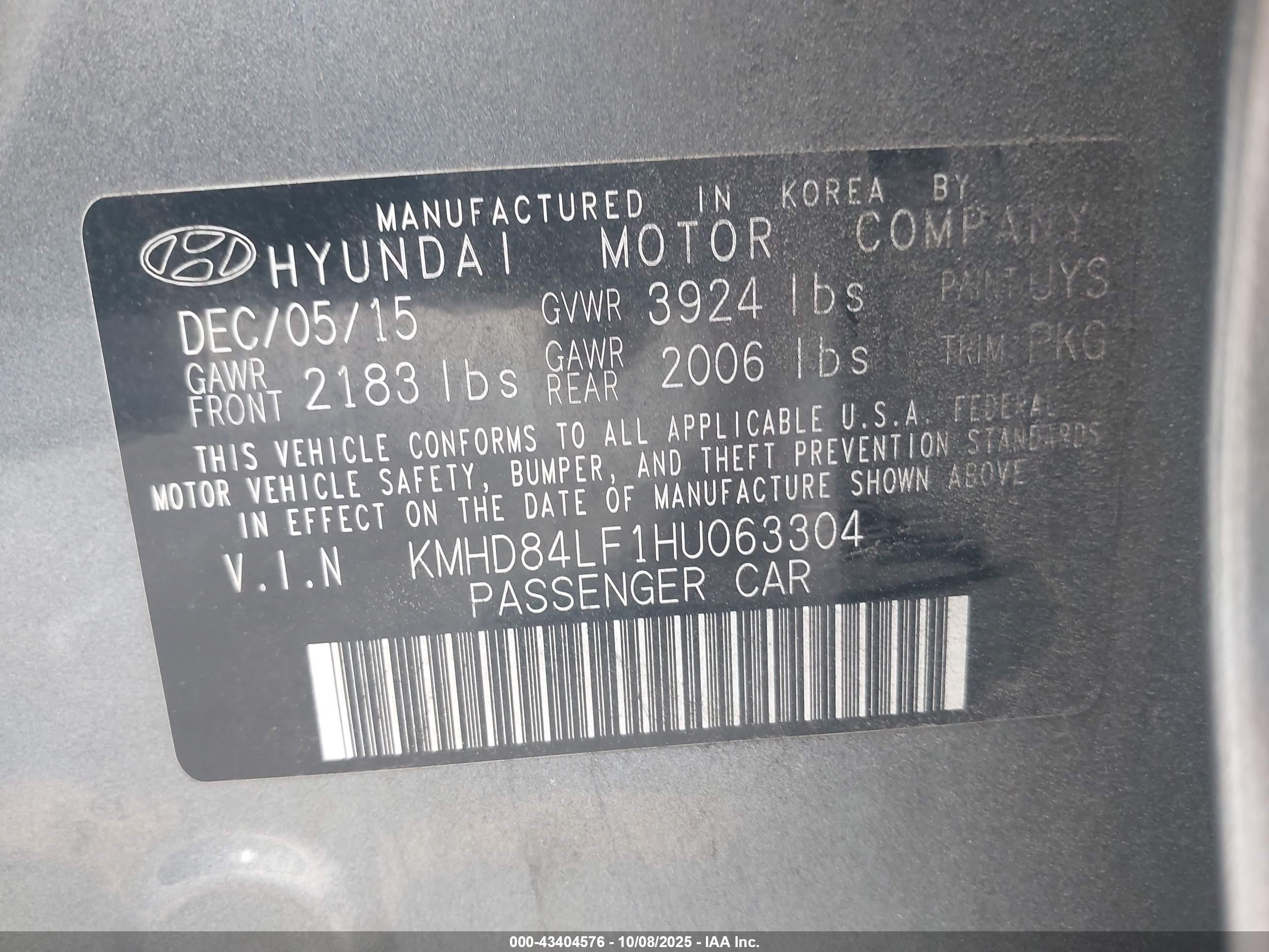 HYUNDAI ELANTRA image 9
