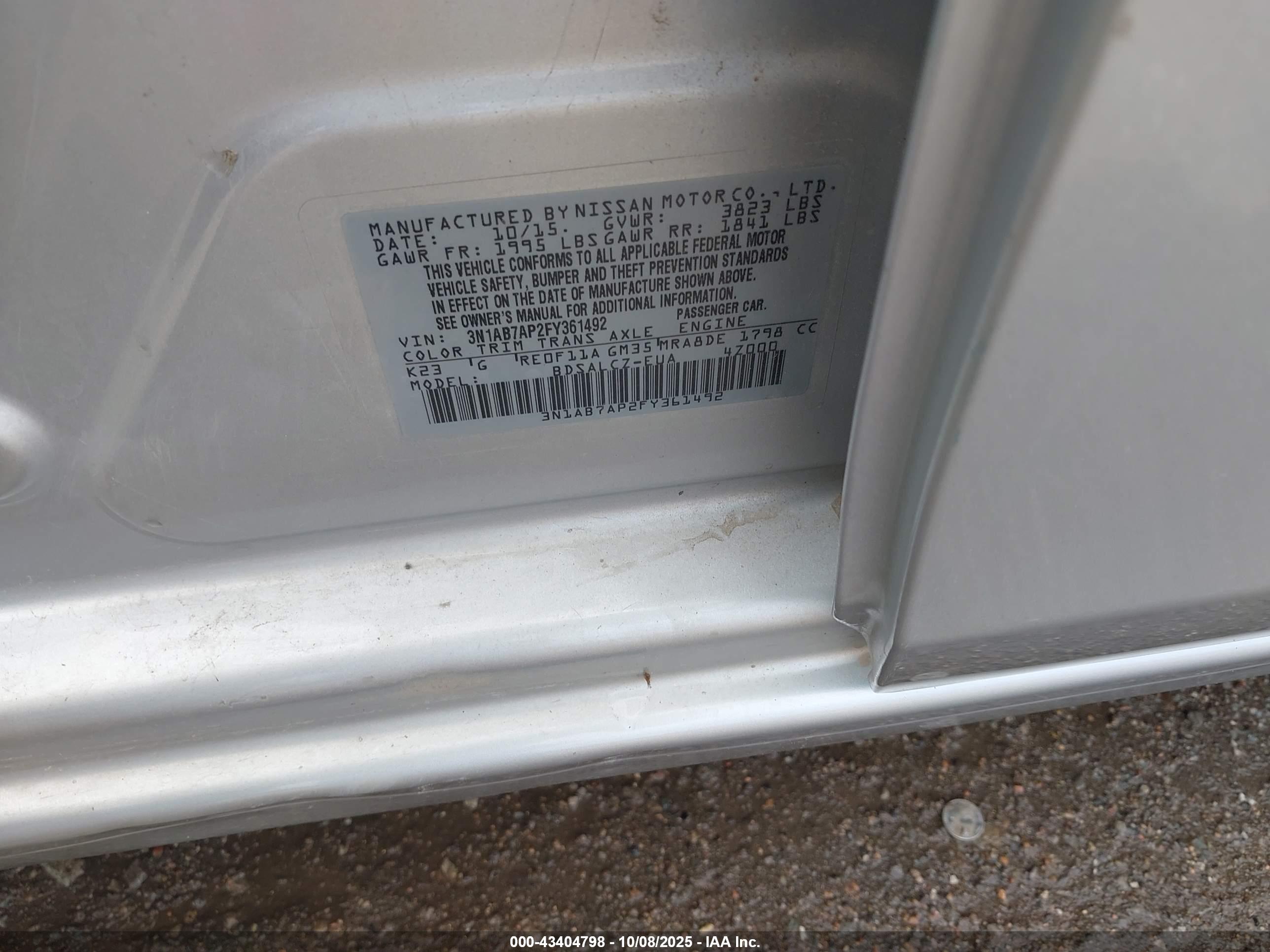 NISSAN SENTRA image 9