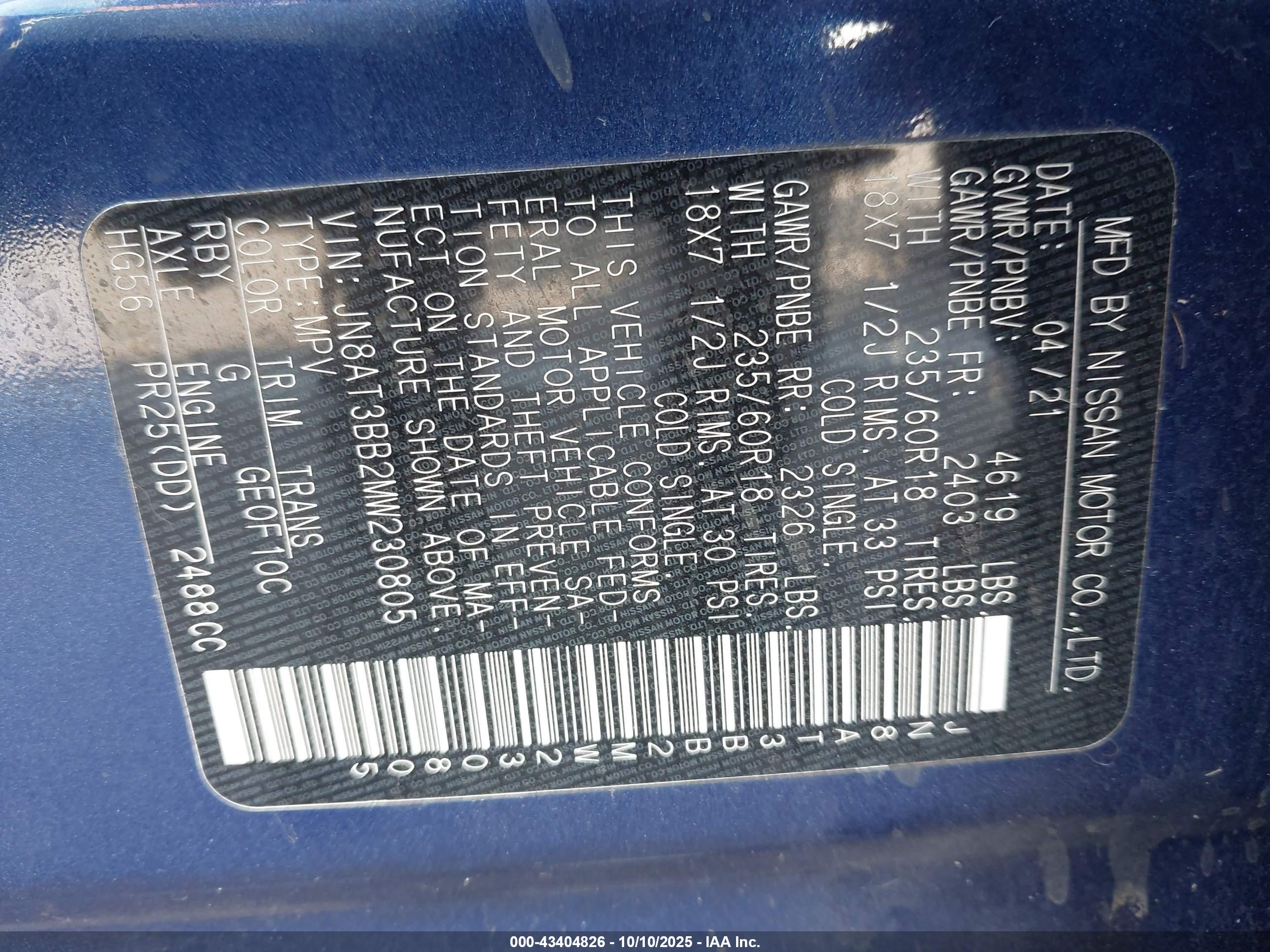 NISSAN ROGUE image 9