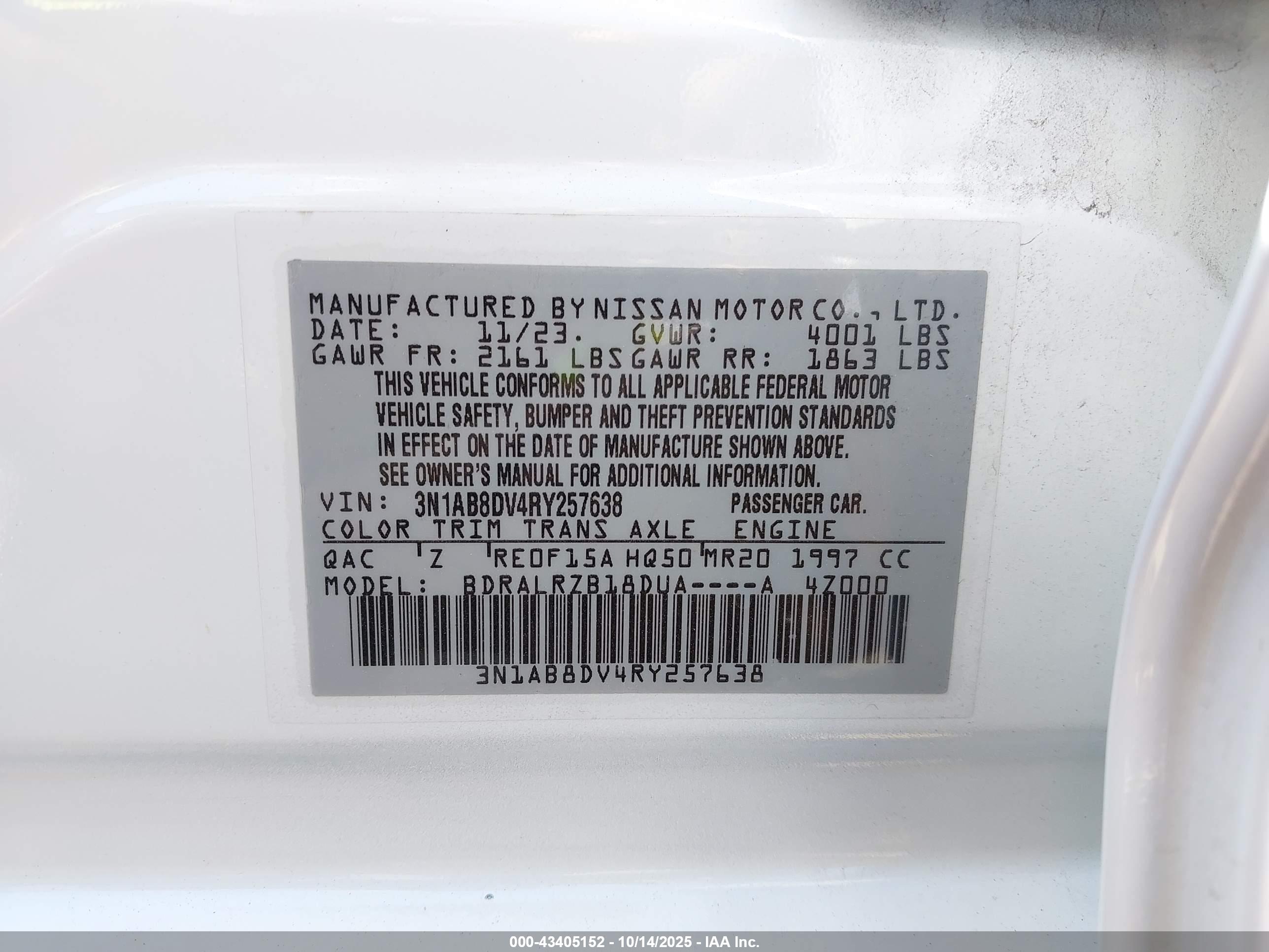 NISSAN SENTRA image 9