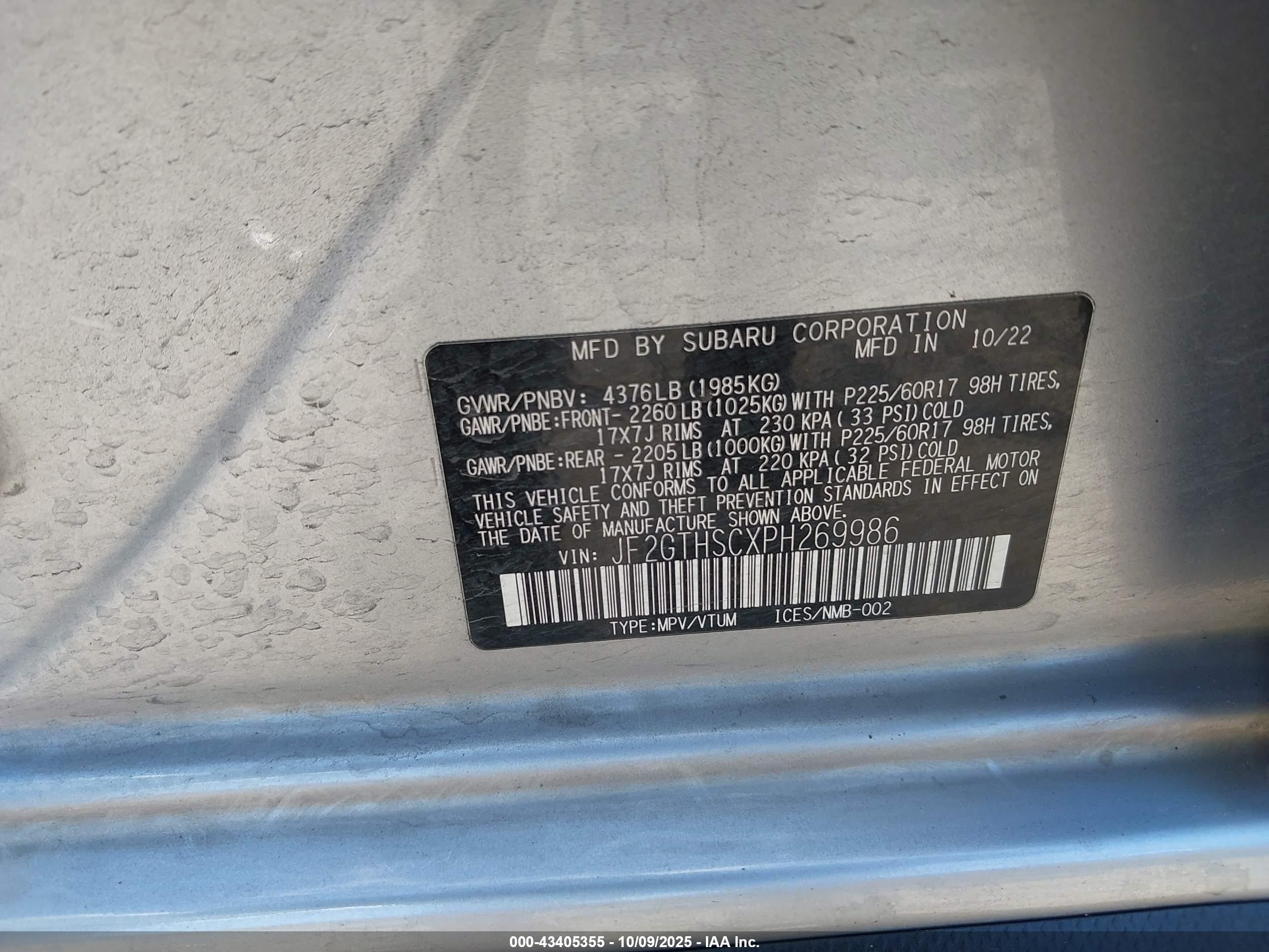 SUBARU CROSSTREK image 9