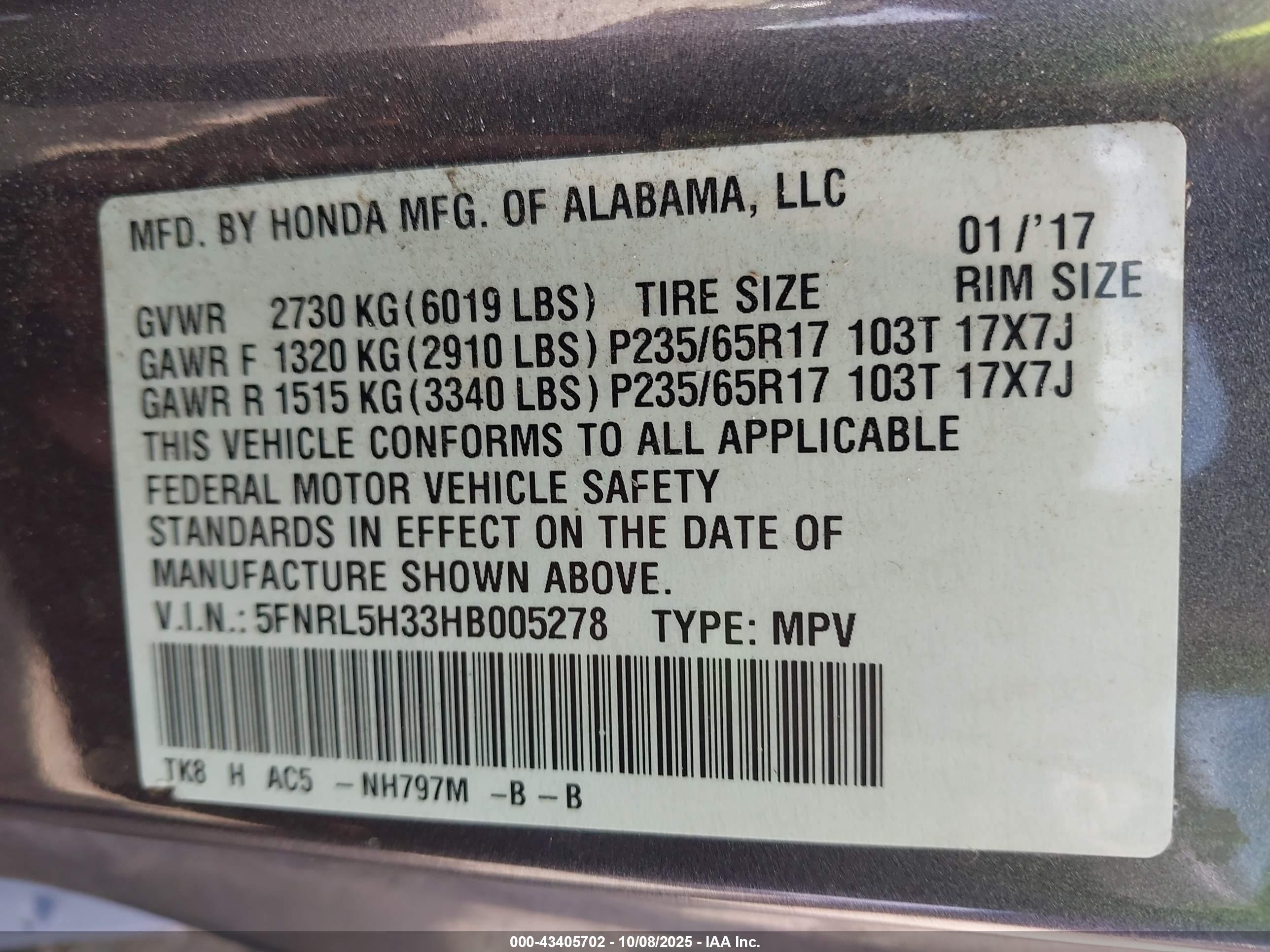 HONDA ODYSSEY image 9