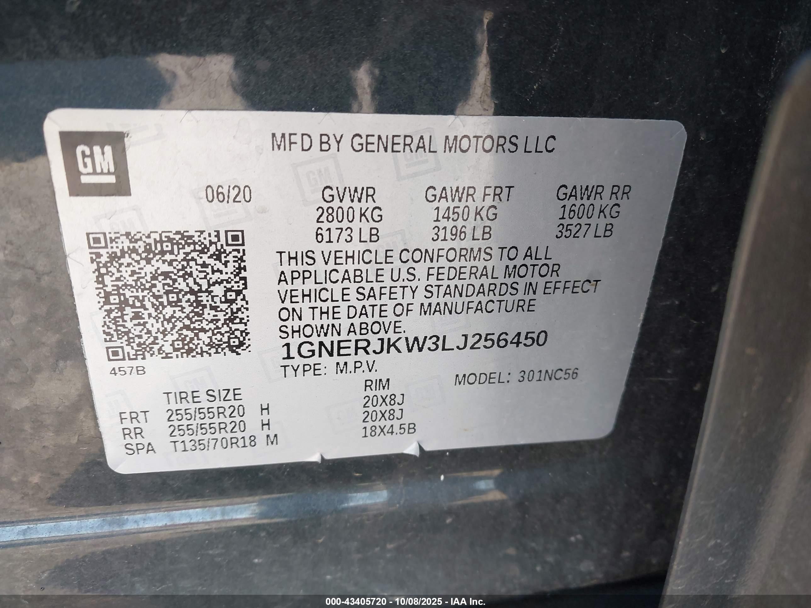 CHEVROLET TRAVERSE image 9