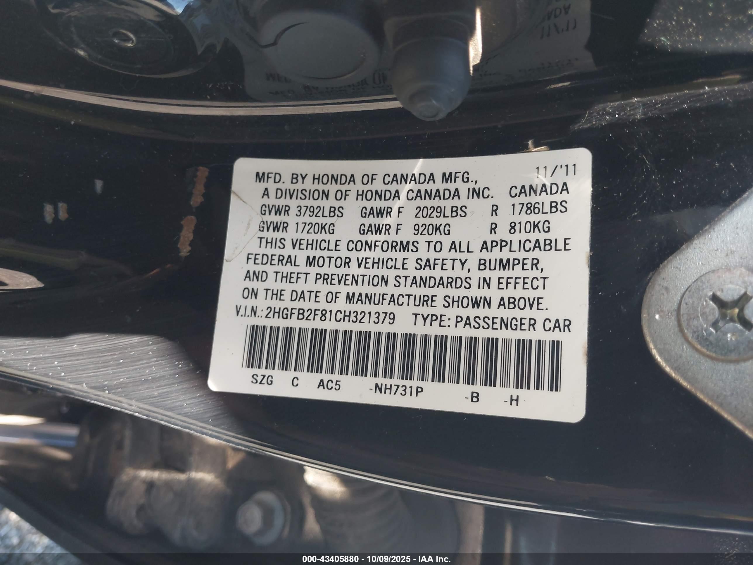 HONDA CIVIC image 9