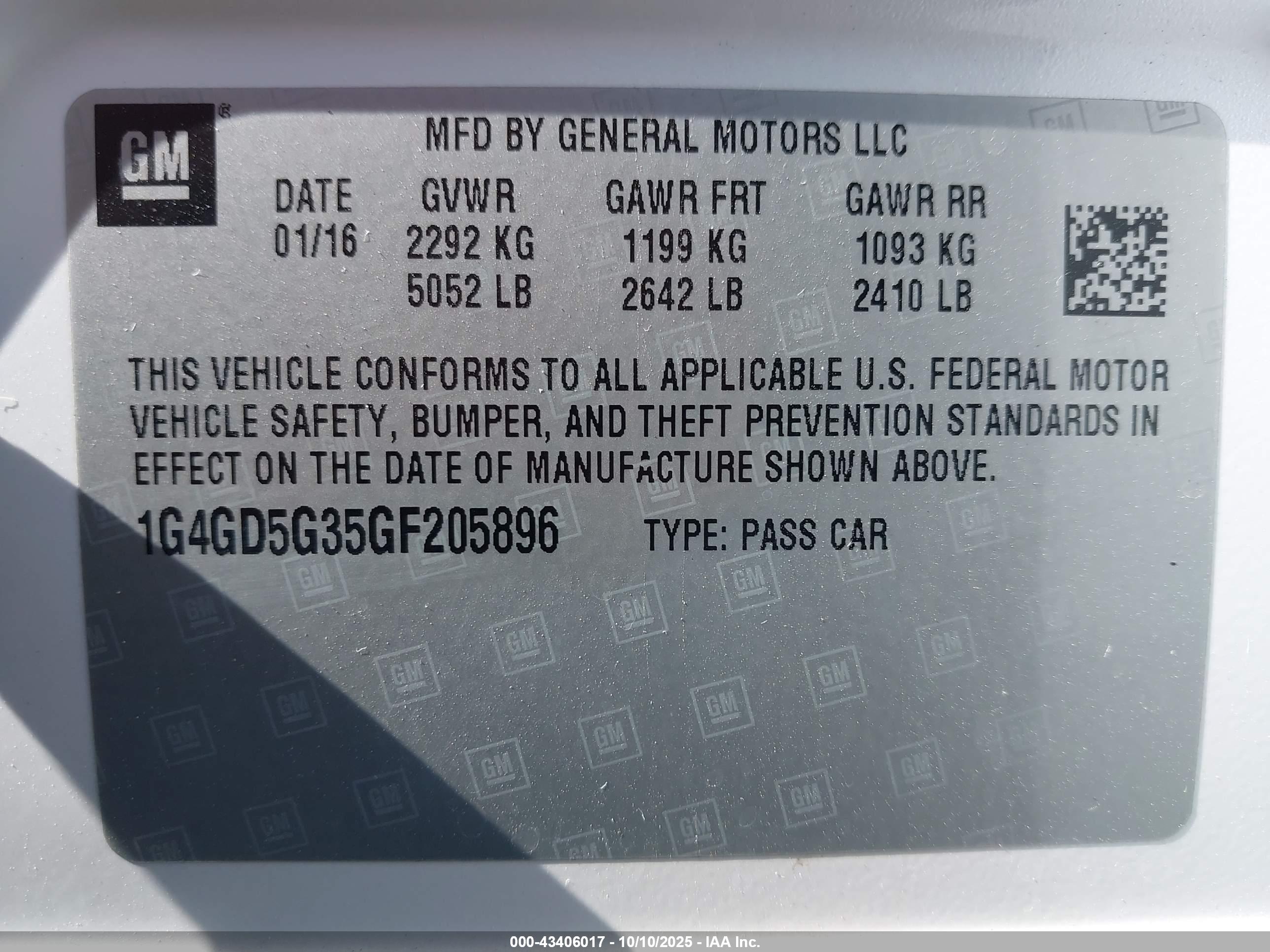 BUICK LACROSSE image 9