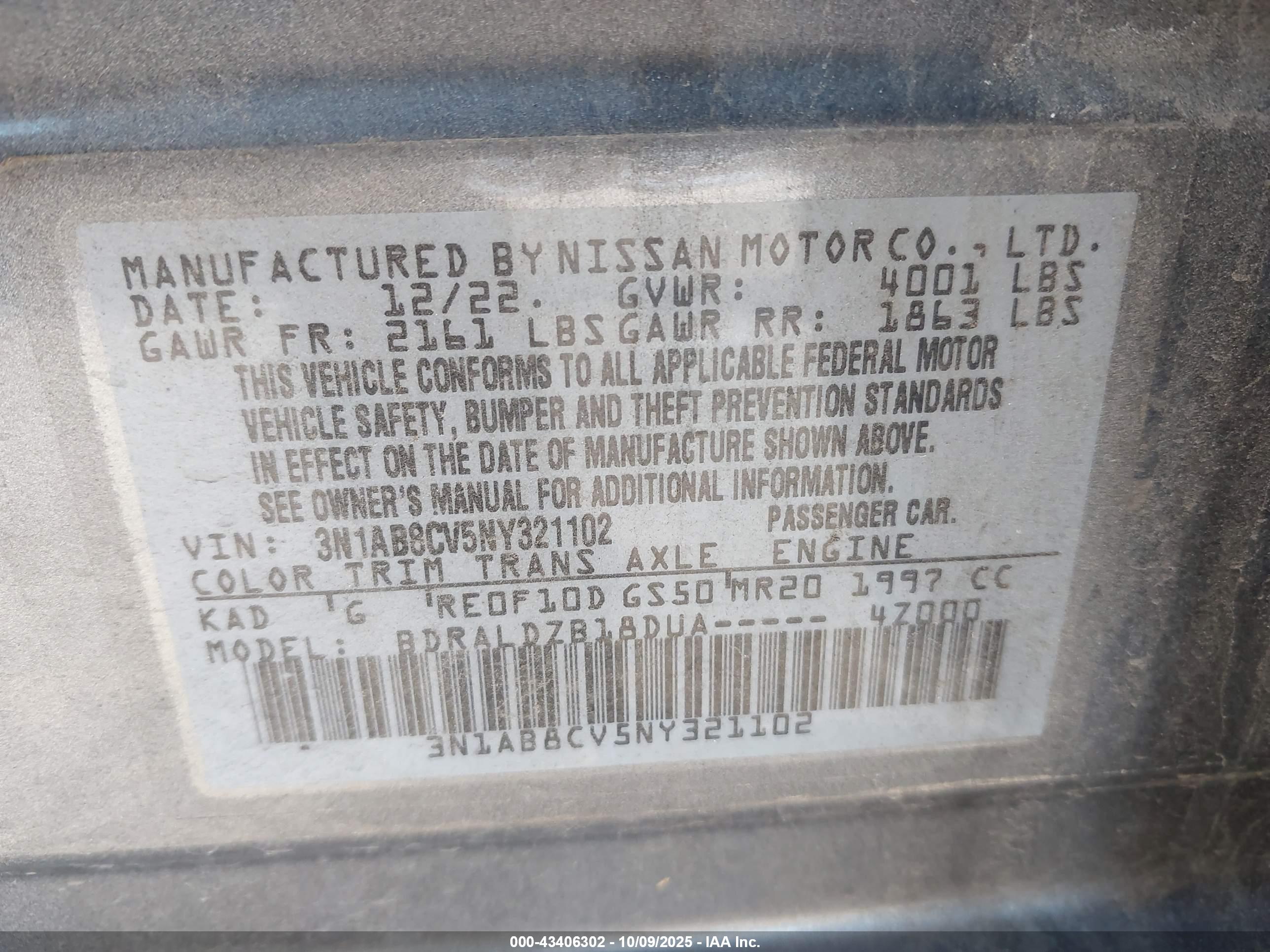 NISSAN SENTRA image 9