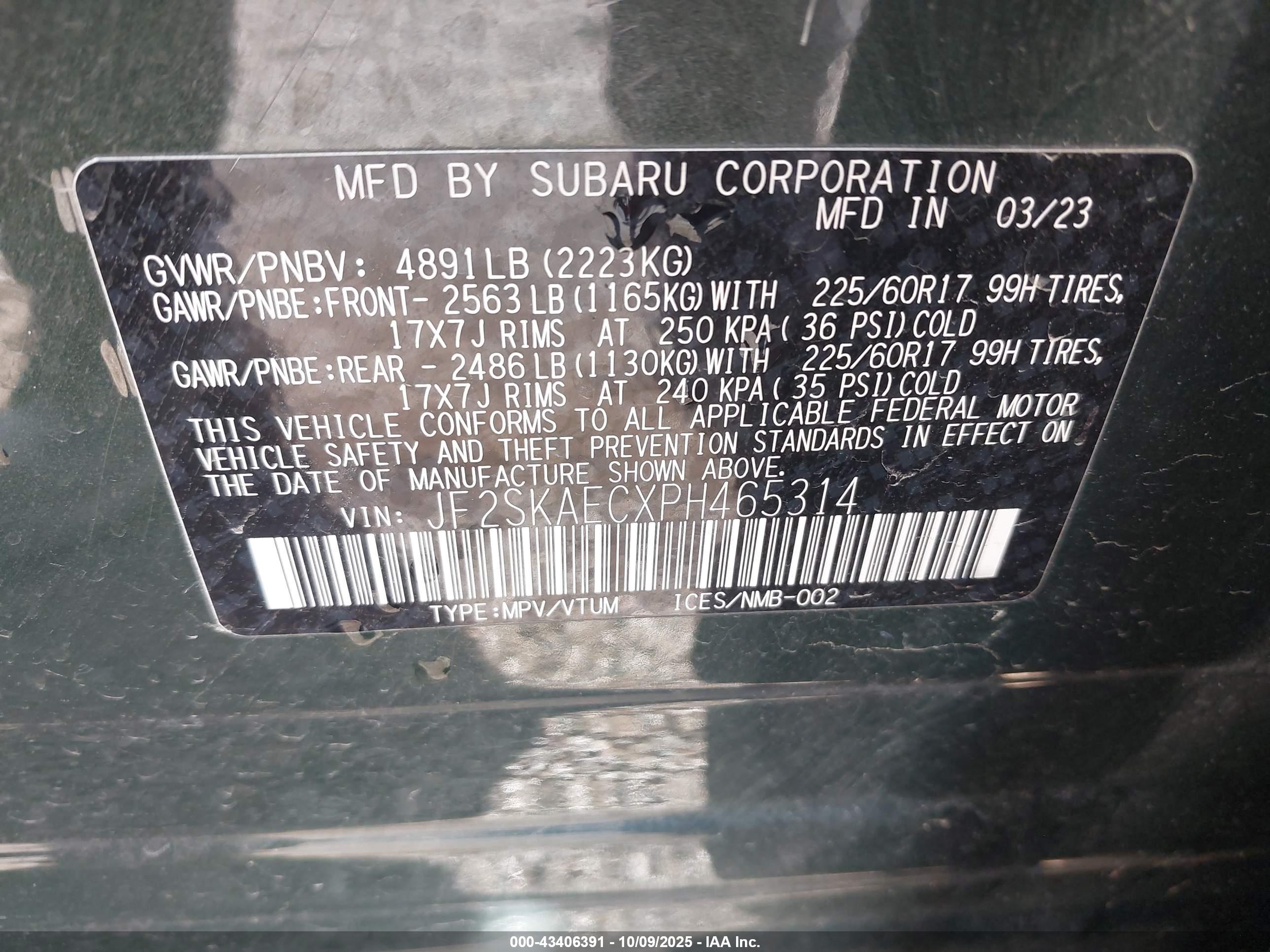SUBARU FORESTER image 9