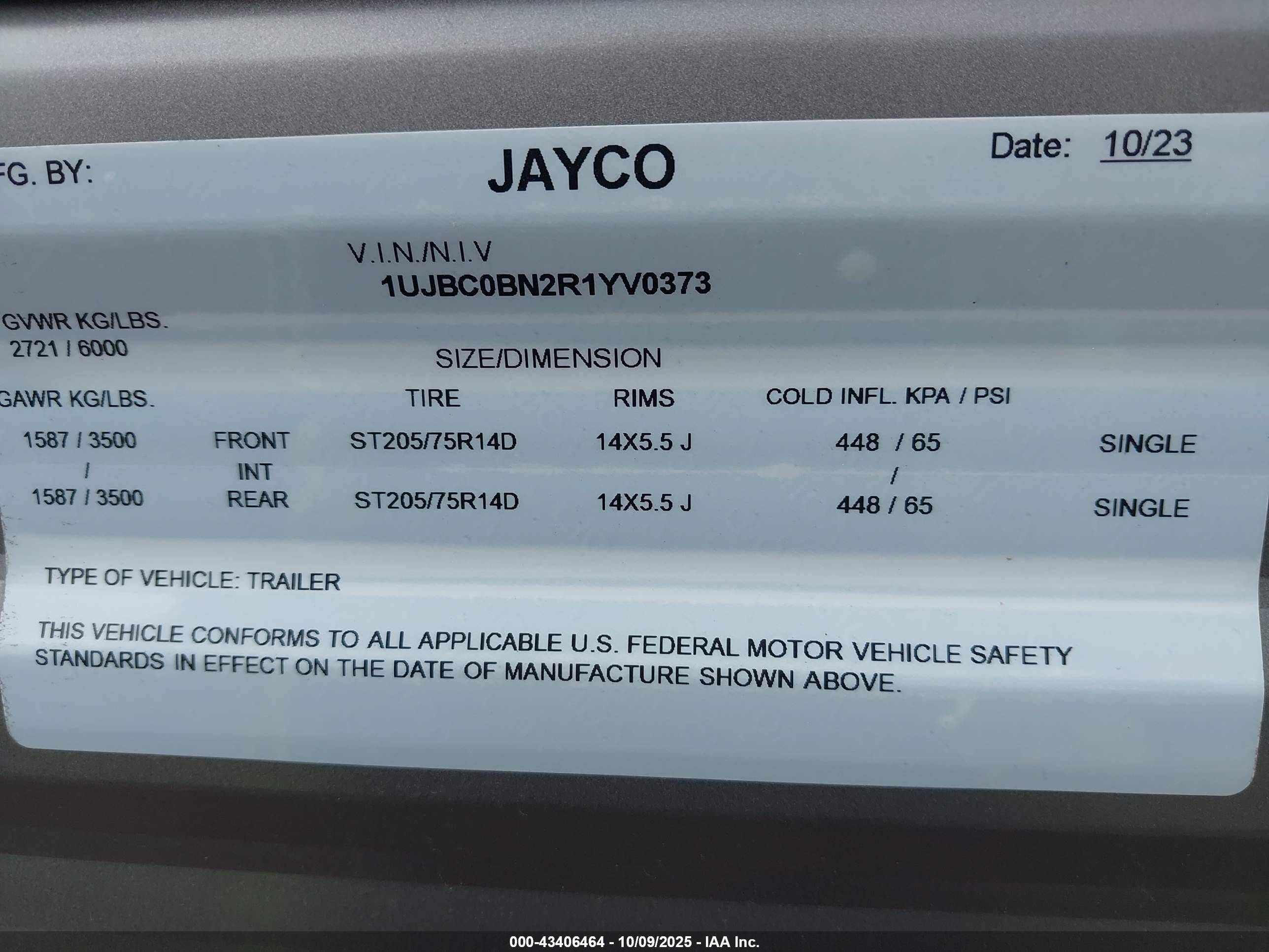 JAYCO JAYFLIGHT image 9