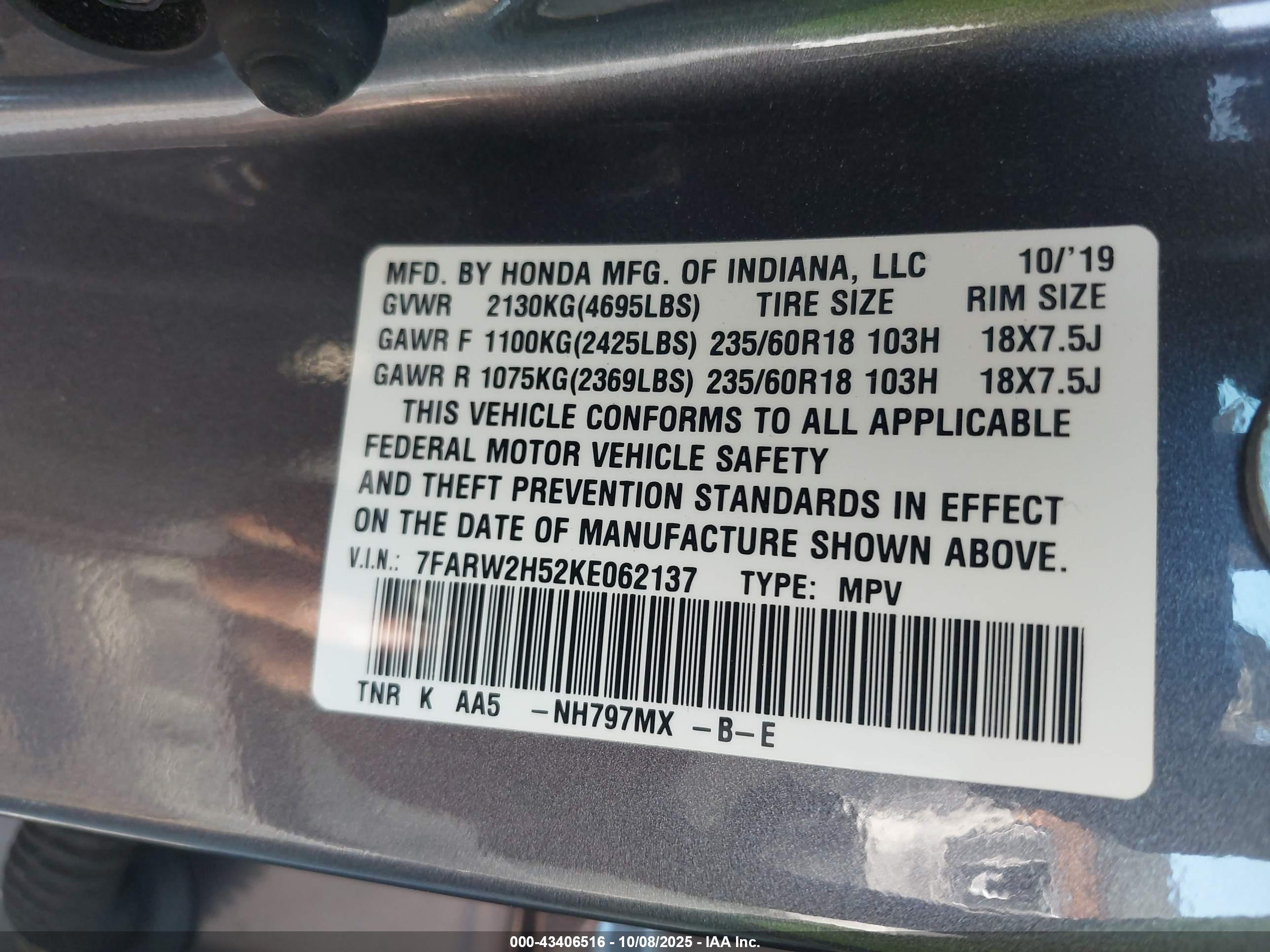 HONDA CR-V image 9
