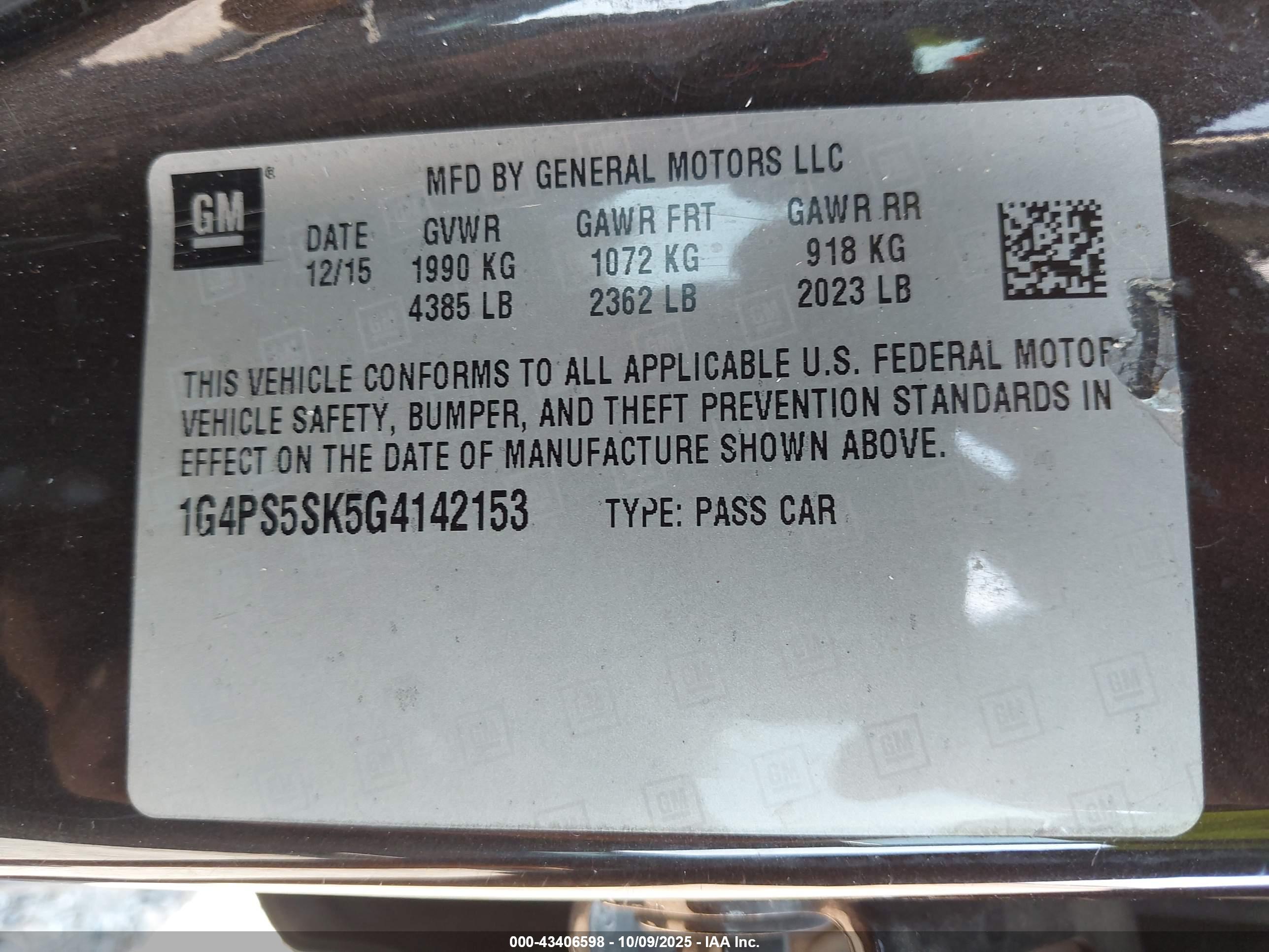 BUICK VERANO image 9