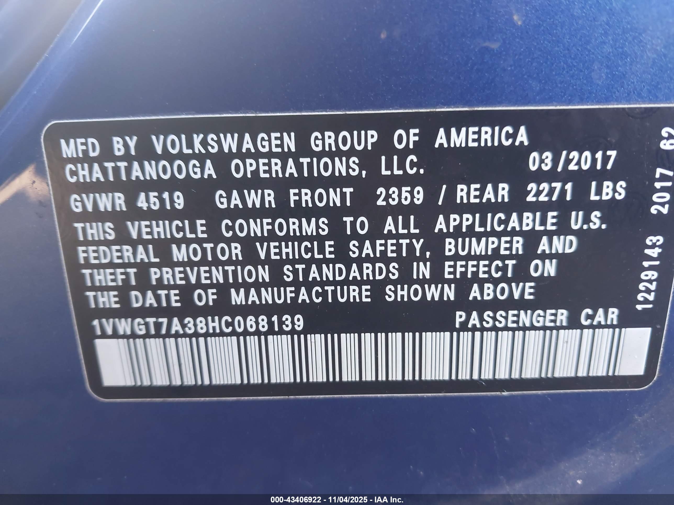 VOLKSWAGEN PASSAT image 9