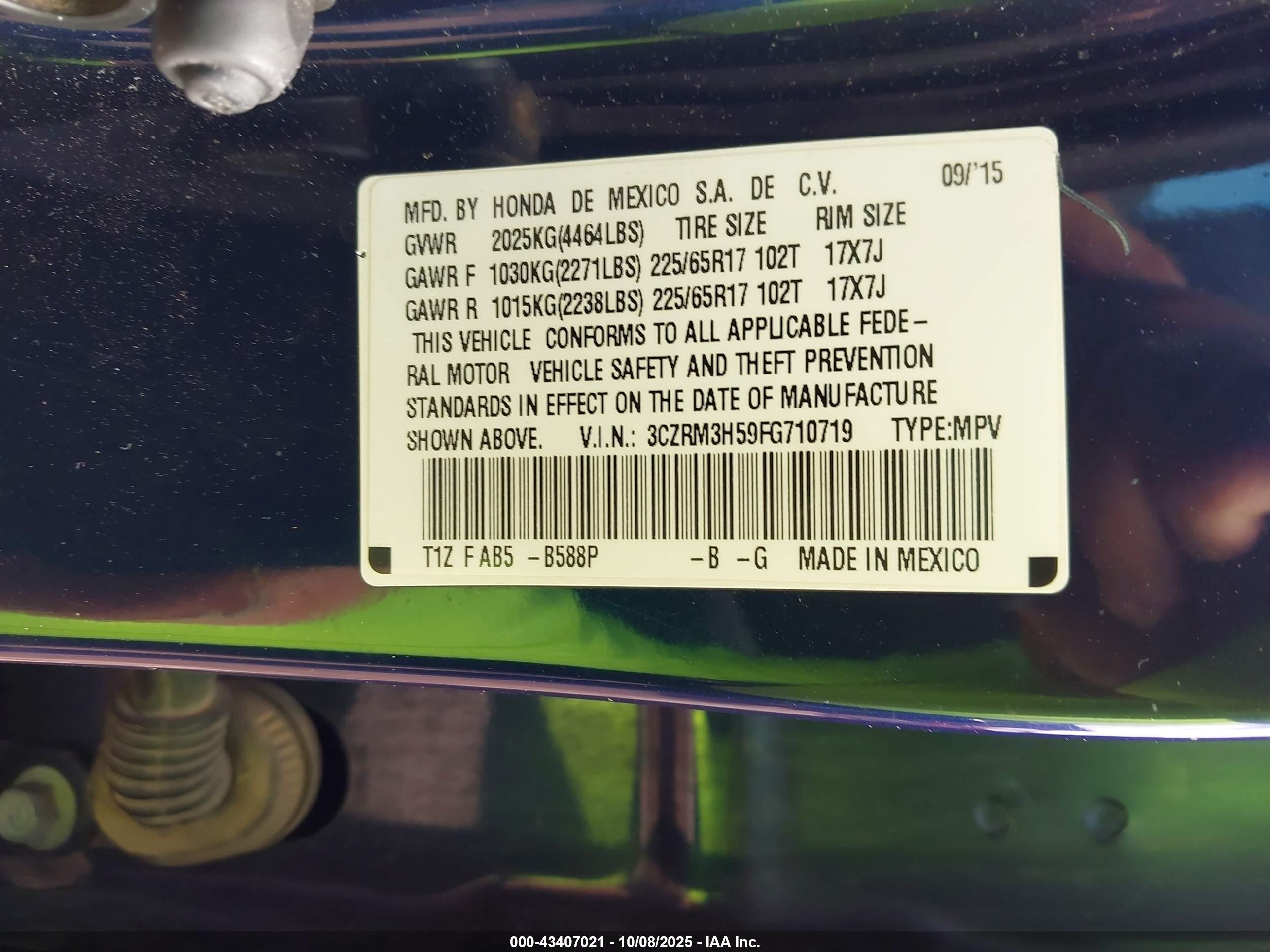 HONDA CR-V image 9