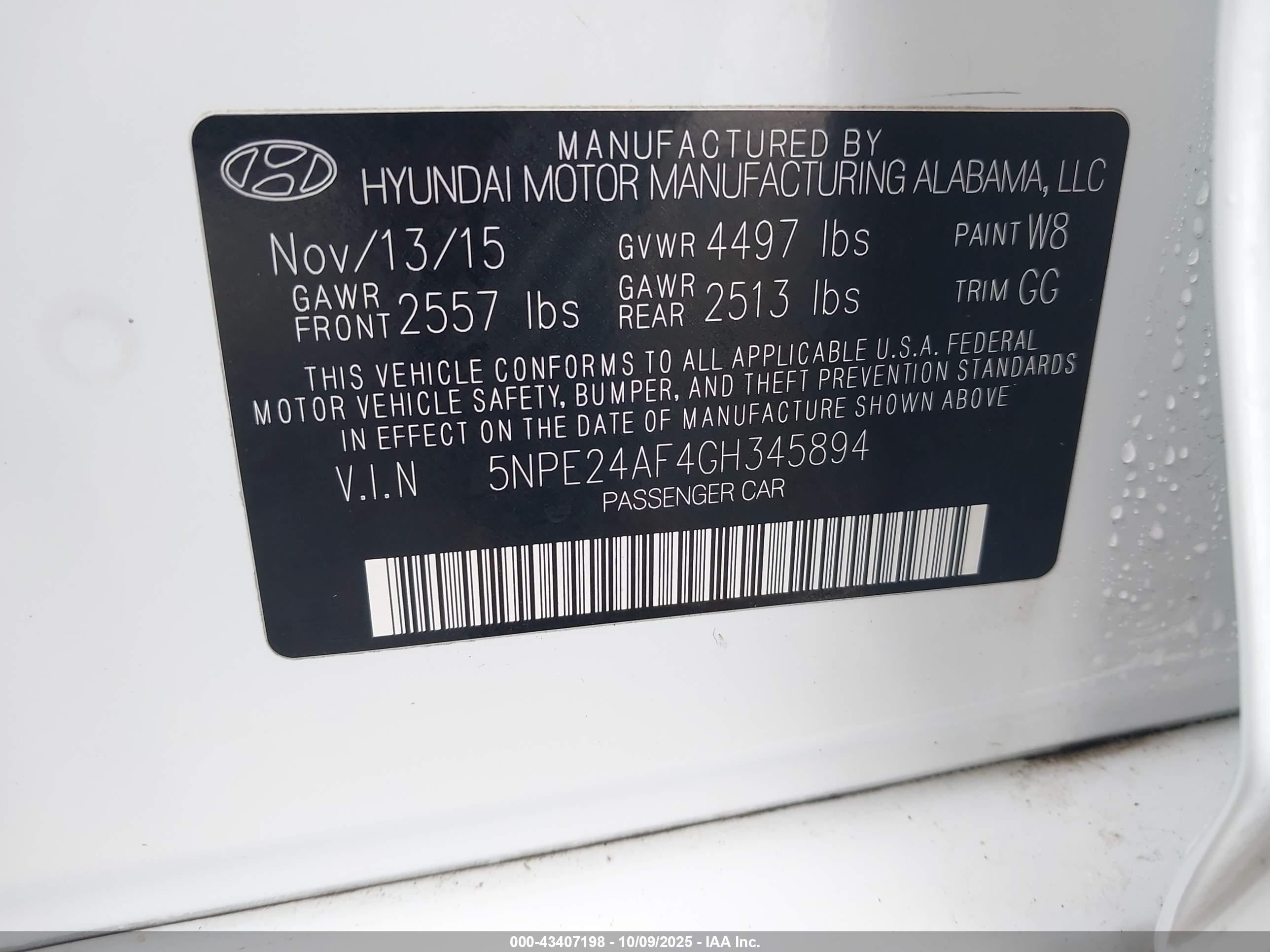 HYUNDAI SONATA image 9