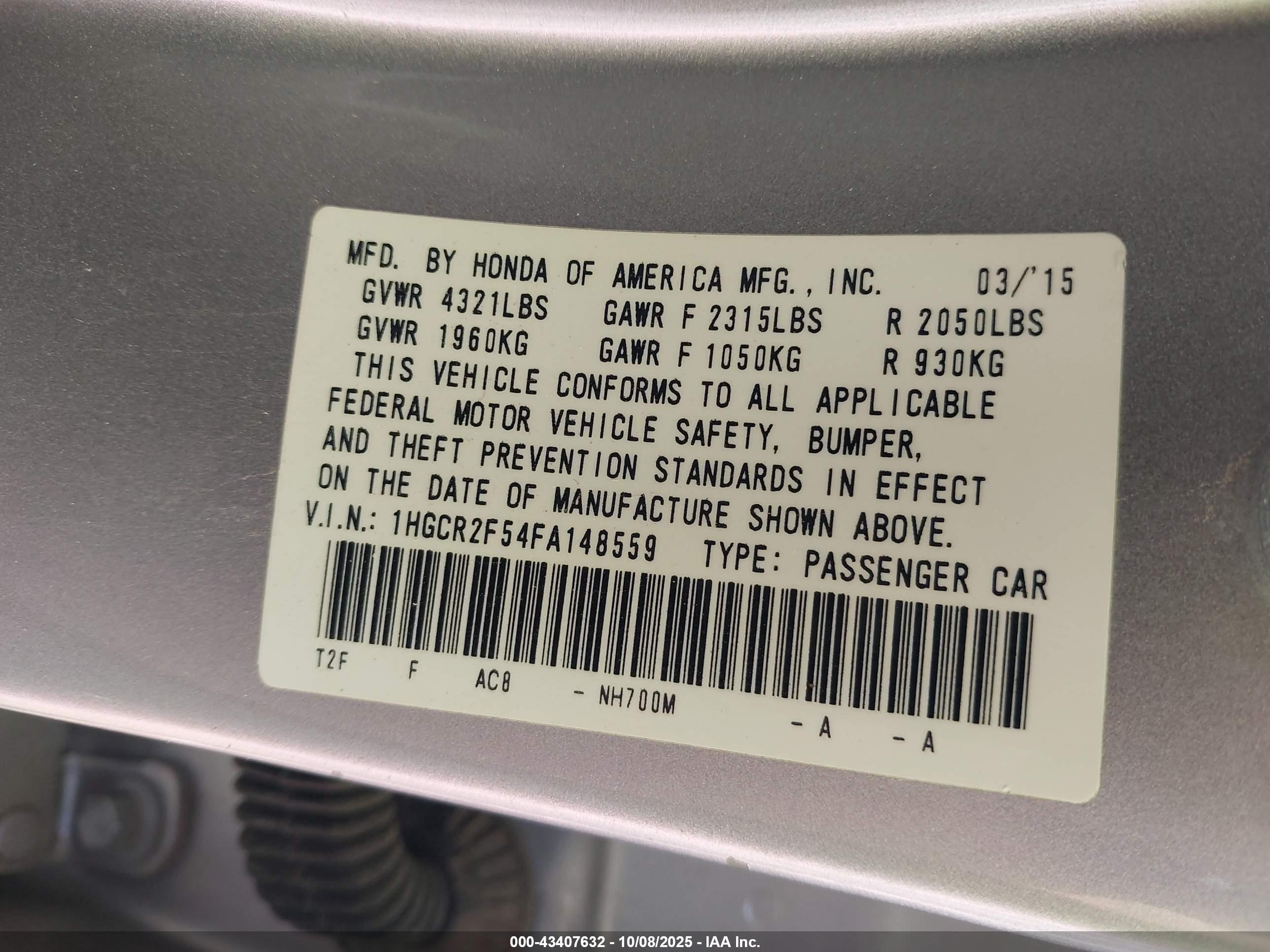 HONDA ACCORD image 9