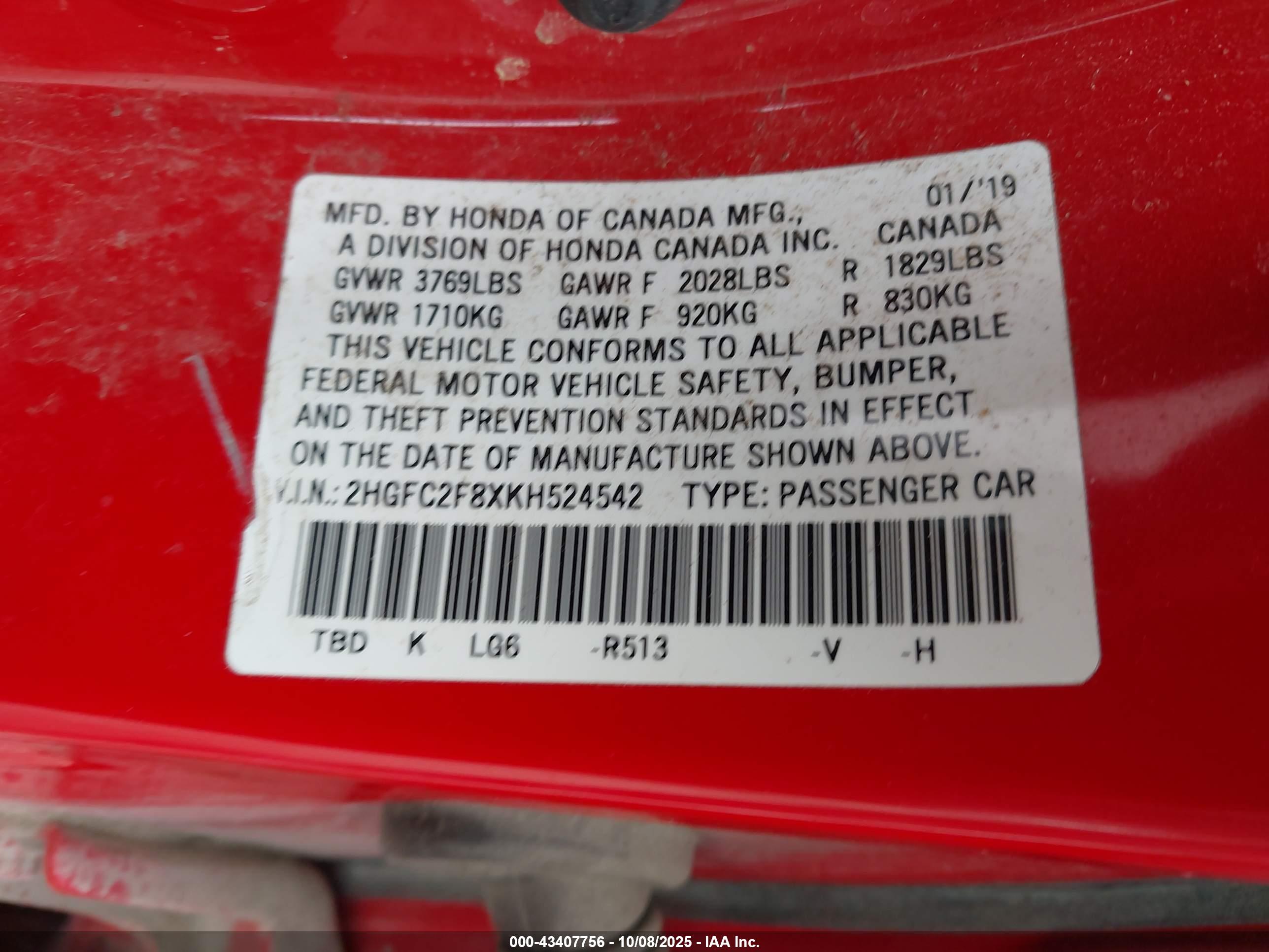 HONDA CIVIC image 9