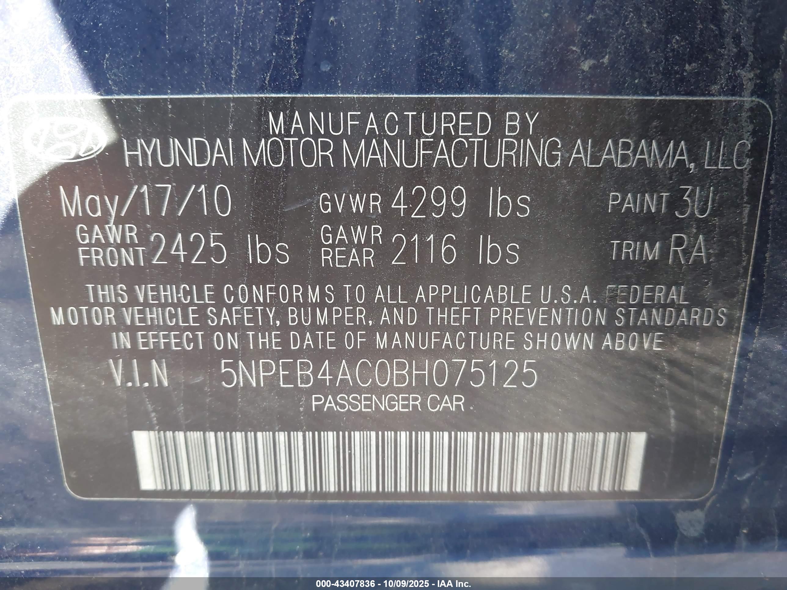 HYUNDAI SONATA image 9